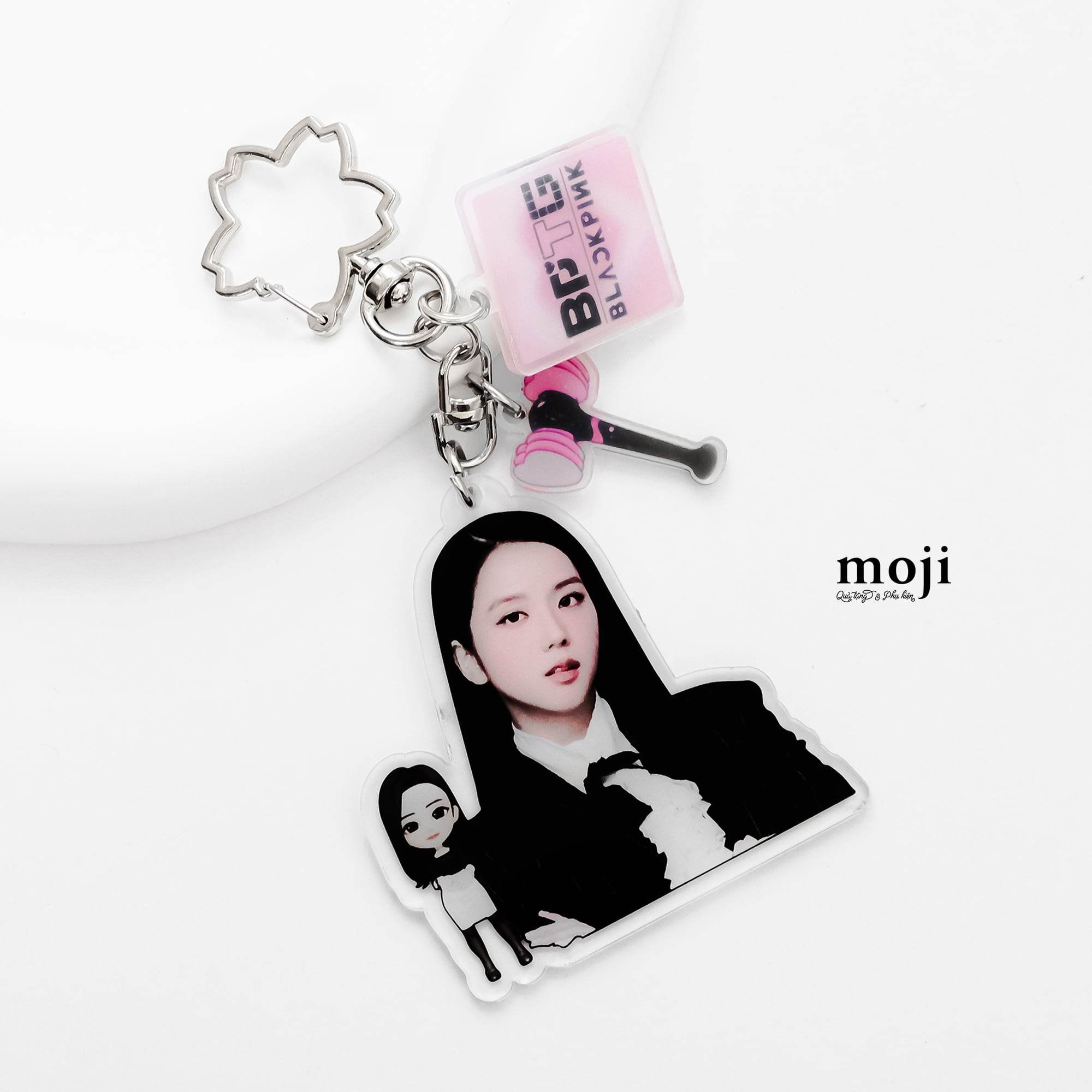 Móc khóa idol BLACKPINK Jisoo THE GAME lightstick 150523