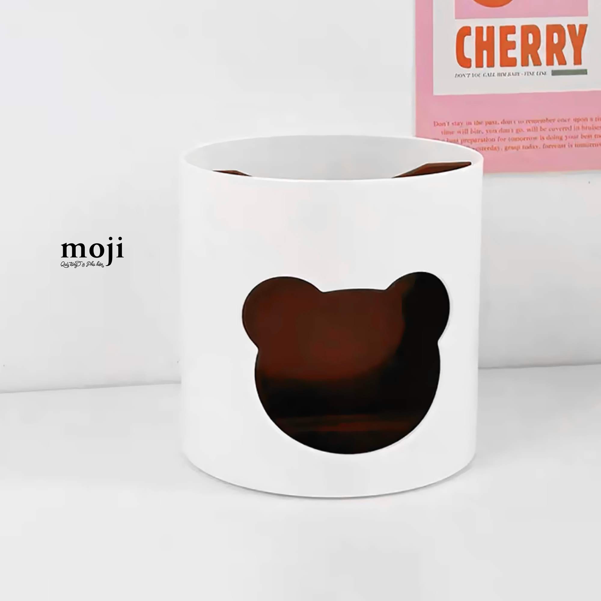 Đựng bút đa năng nhựa Baby bear face phối màu 10x11