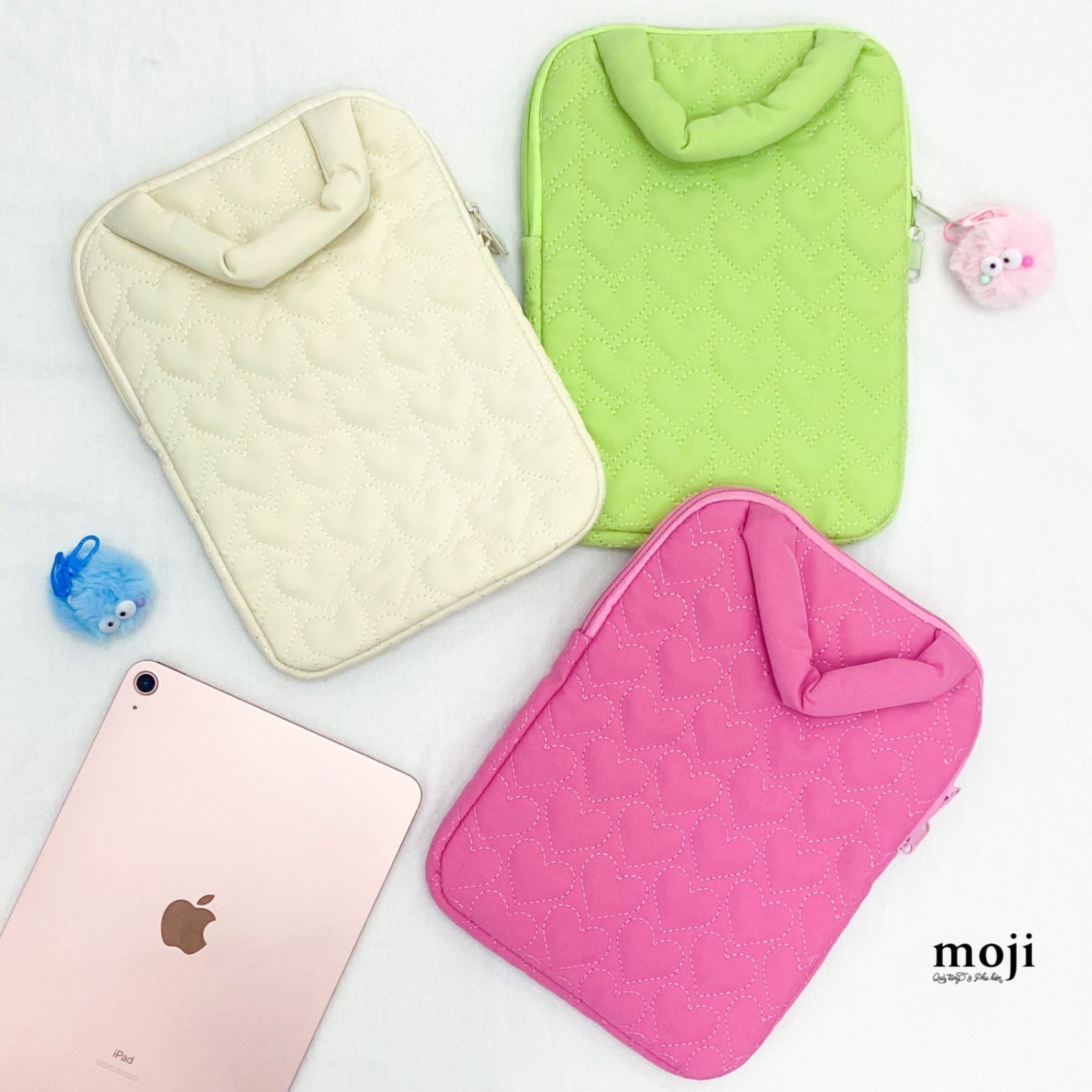 Đựng ipad 11inch Heart one color pattern chống sốc cao cấp 22x29