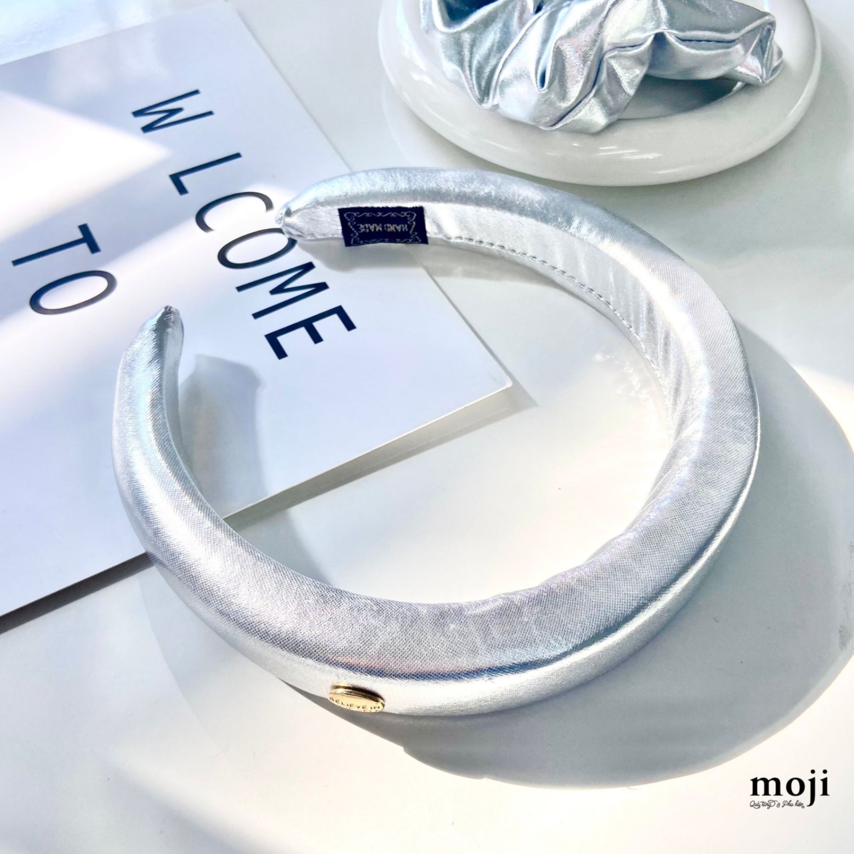 Băng đô bờm Basic silver color