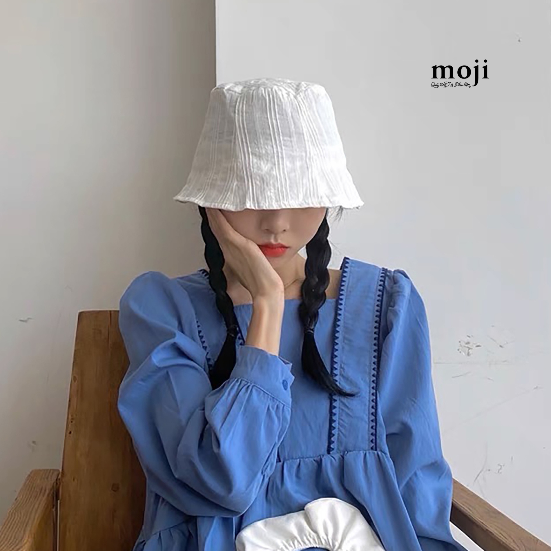 Mũ nón bucket Straight line one color