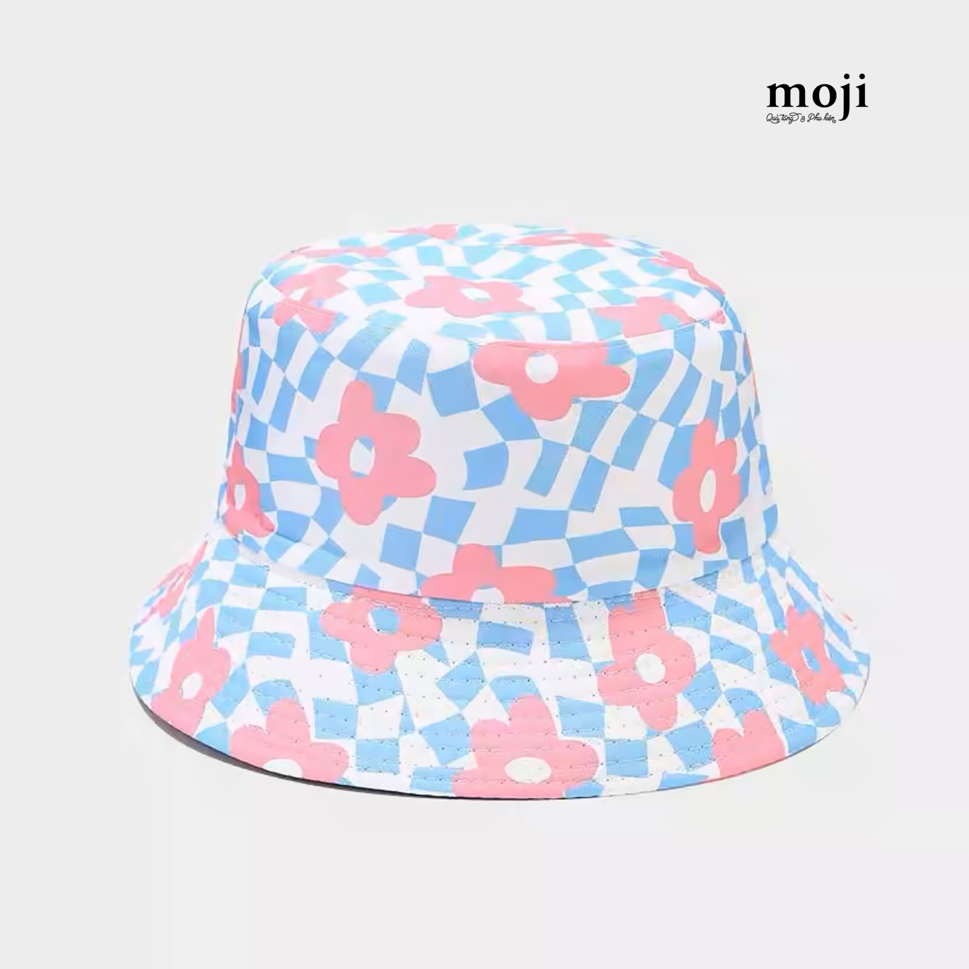 Mũ nón bucket 2 mặt Flower irregular caro