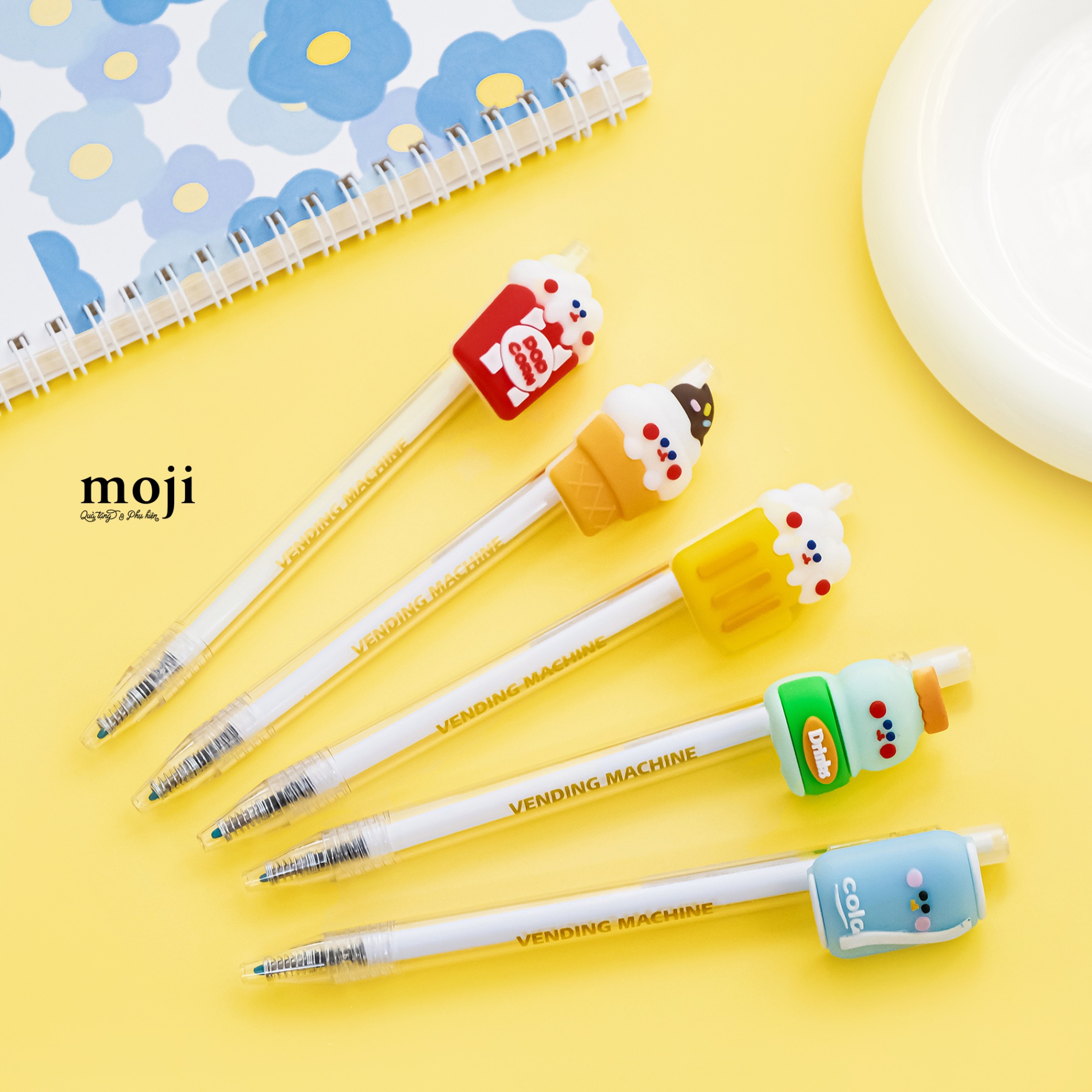 Bút viết Cartoon drink ice cream pop corn