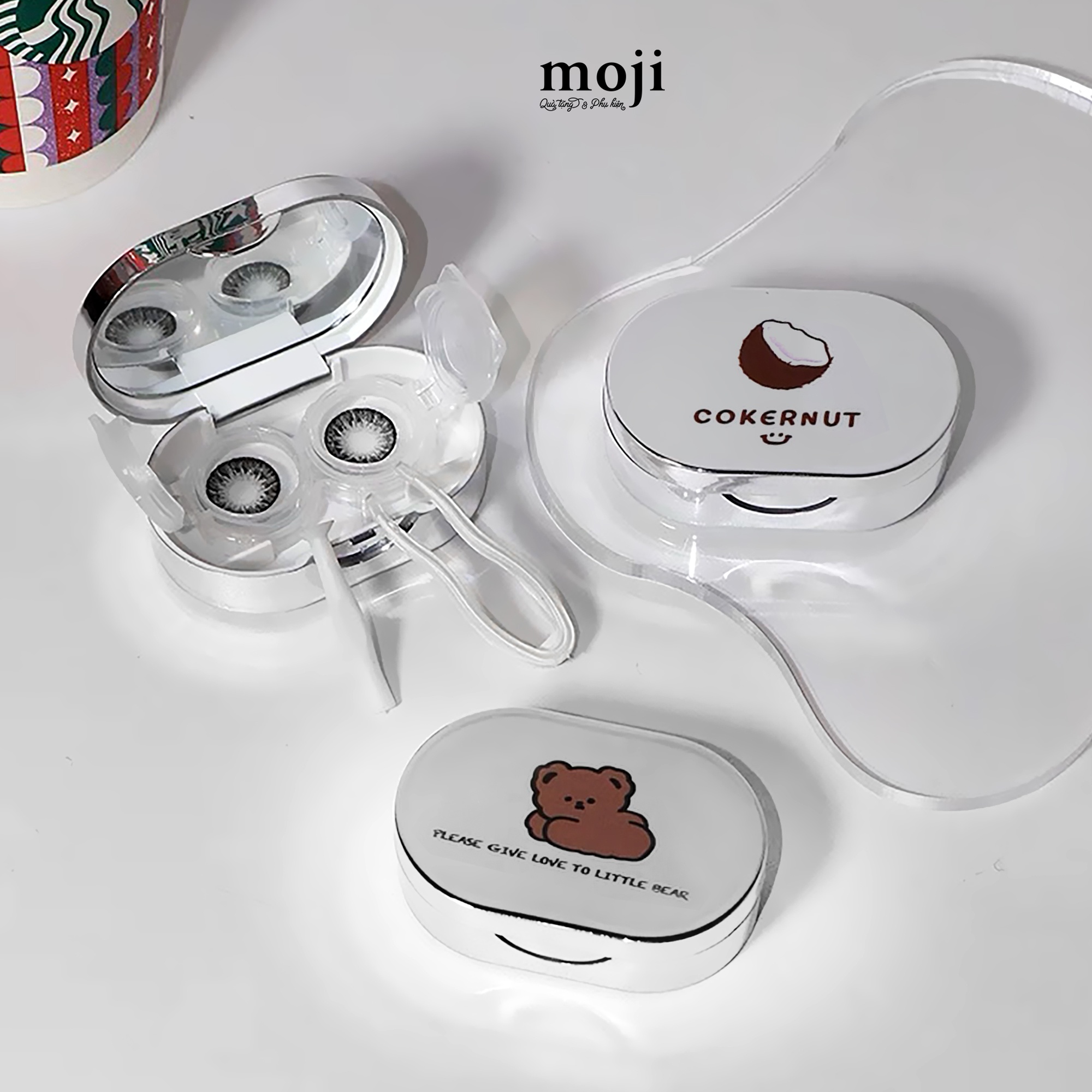 Hộp đựng lens Little bear cokernut
