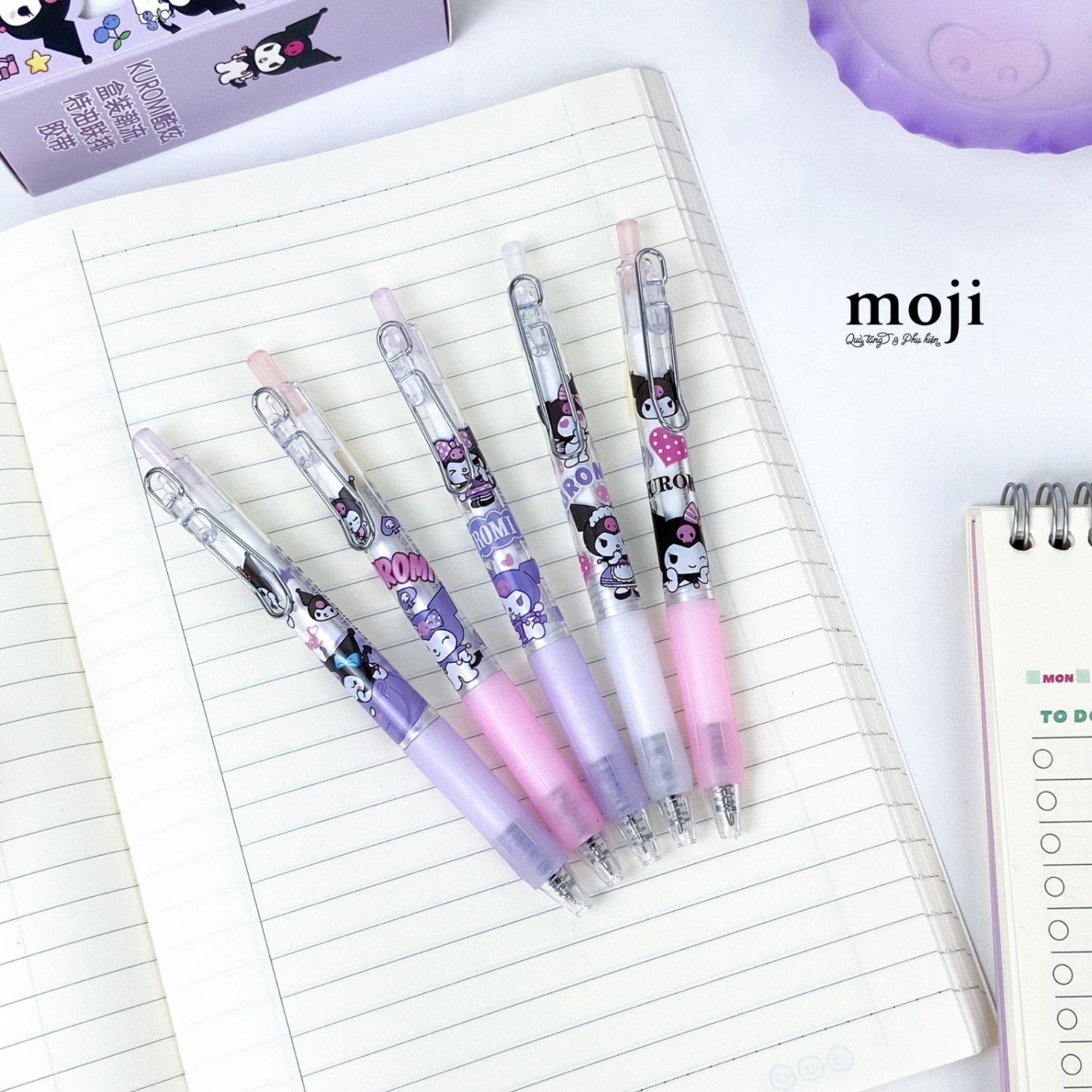 Bút viết Sanrio family Kuromi flower fruit