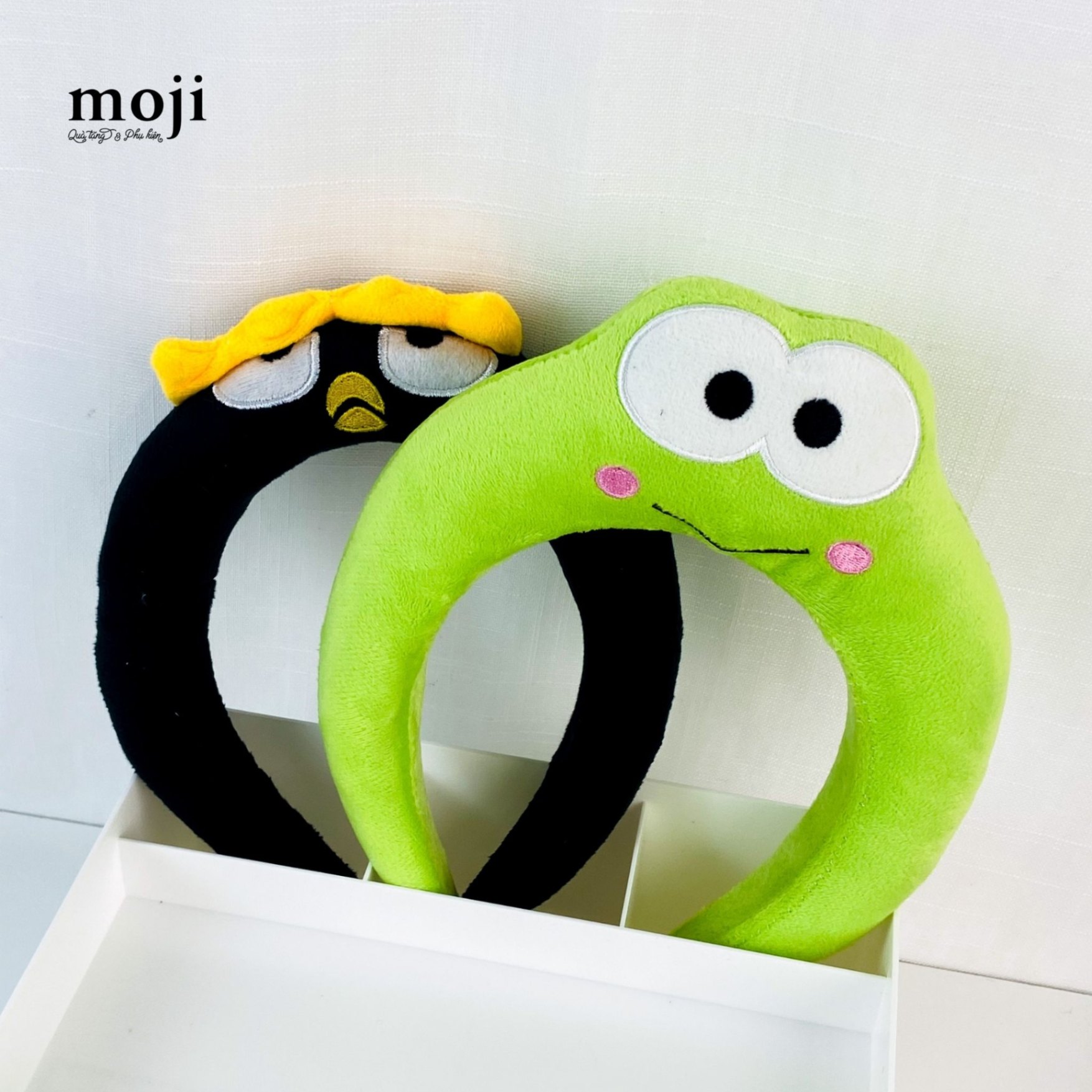 Băng đô bờm Sanrio family Badtz-Maru Keroppi face
