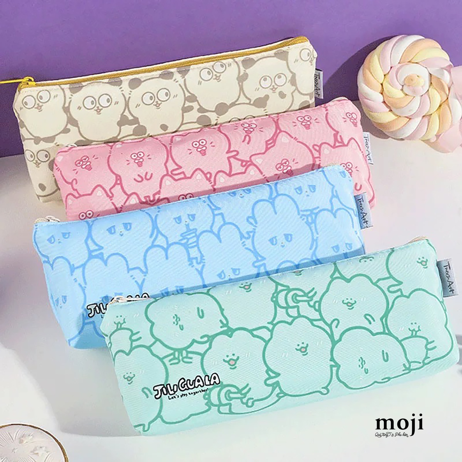 Hộp bút MJ Animal Jiliguala let's play together 10x23