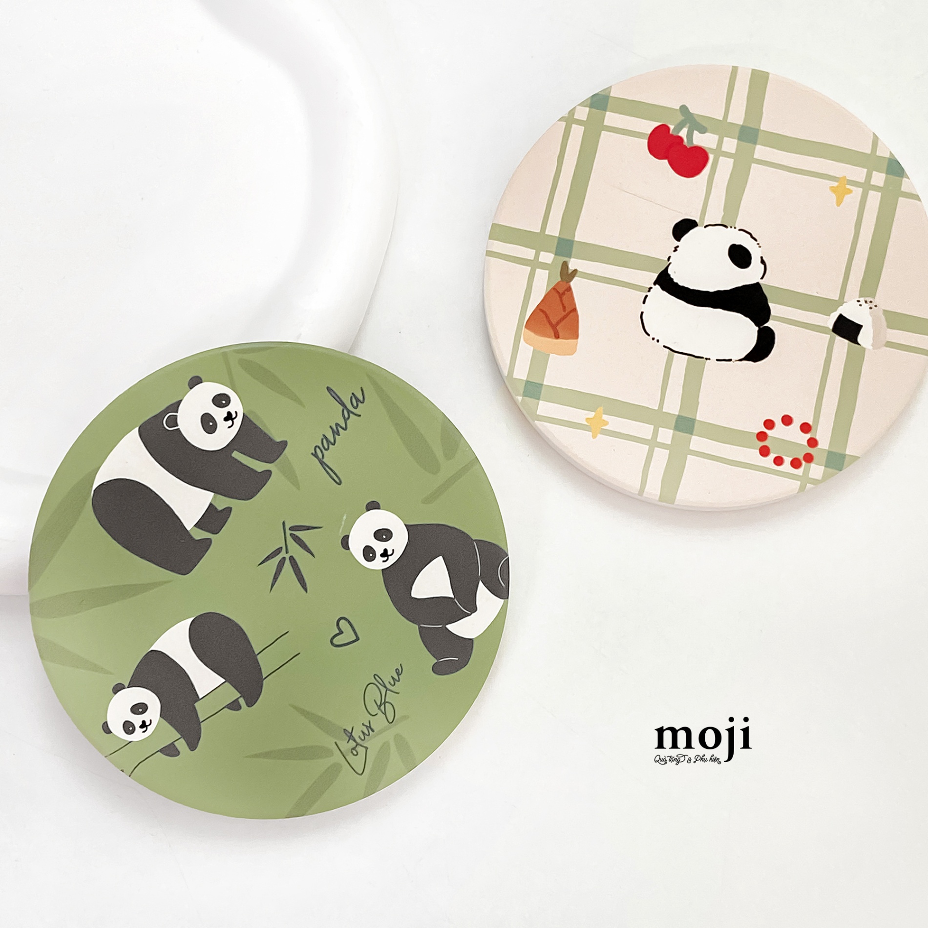 Lót cốc gấu trúc Pandabiz relax time 10cm