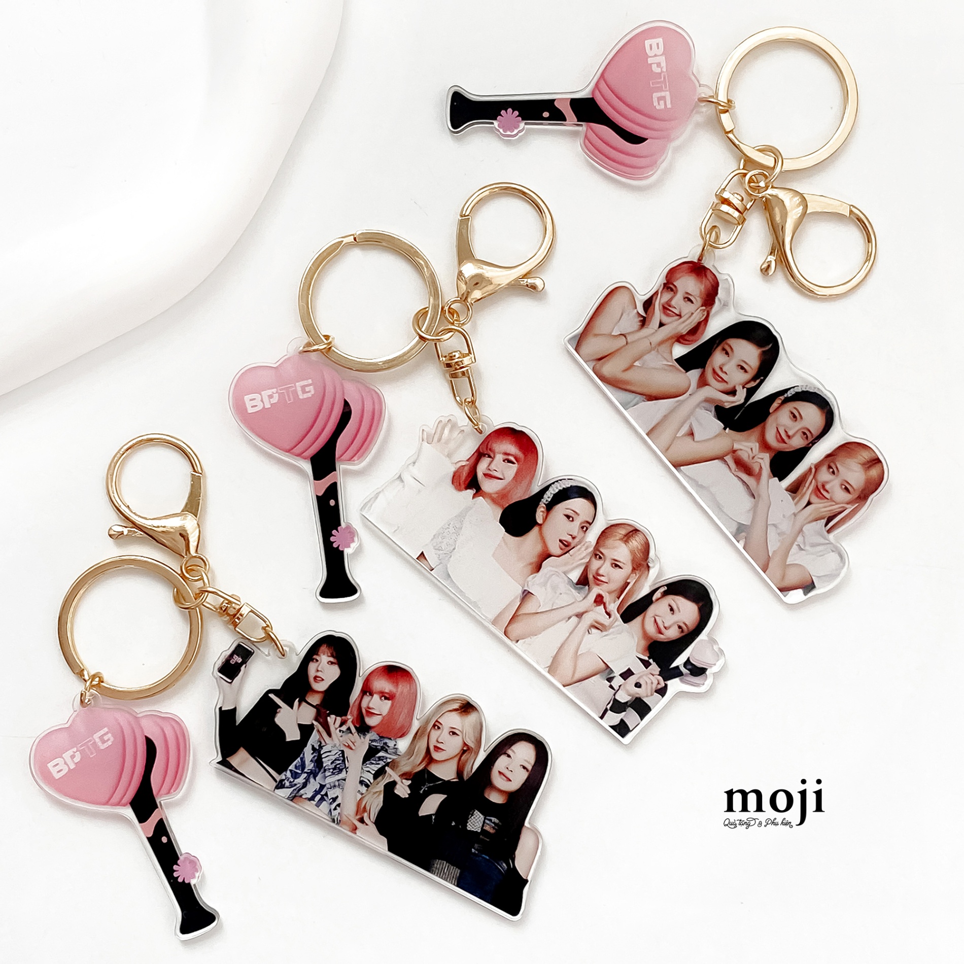 Móc khóa idol BLACKPINK THE GAME lightstick flower