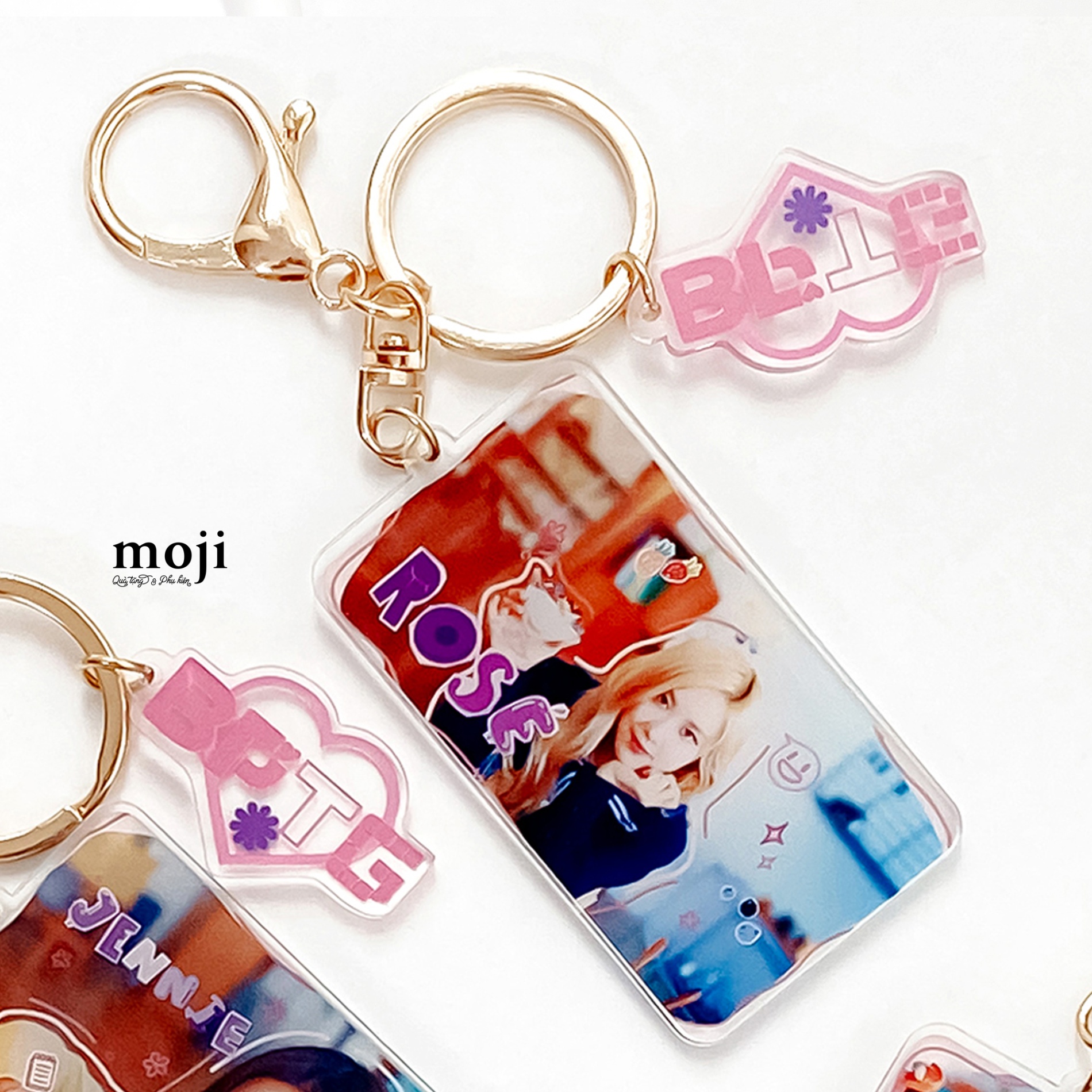 Móc khóa idol BLACKPINK Rosé THE GAME square
