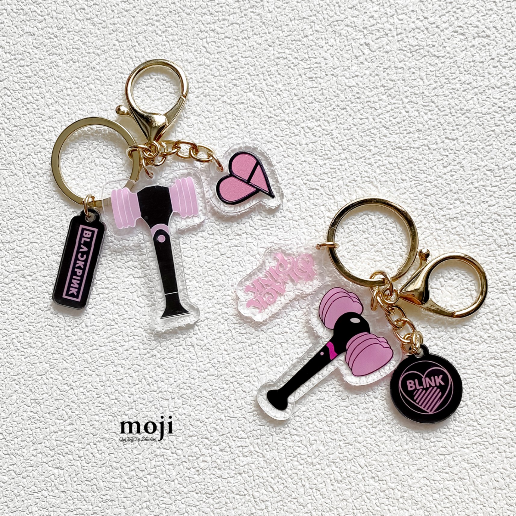Móc khóa idol BLACKPINK Lightstick heart