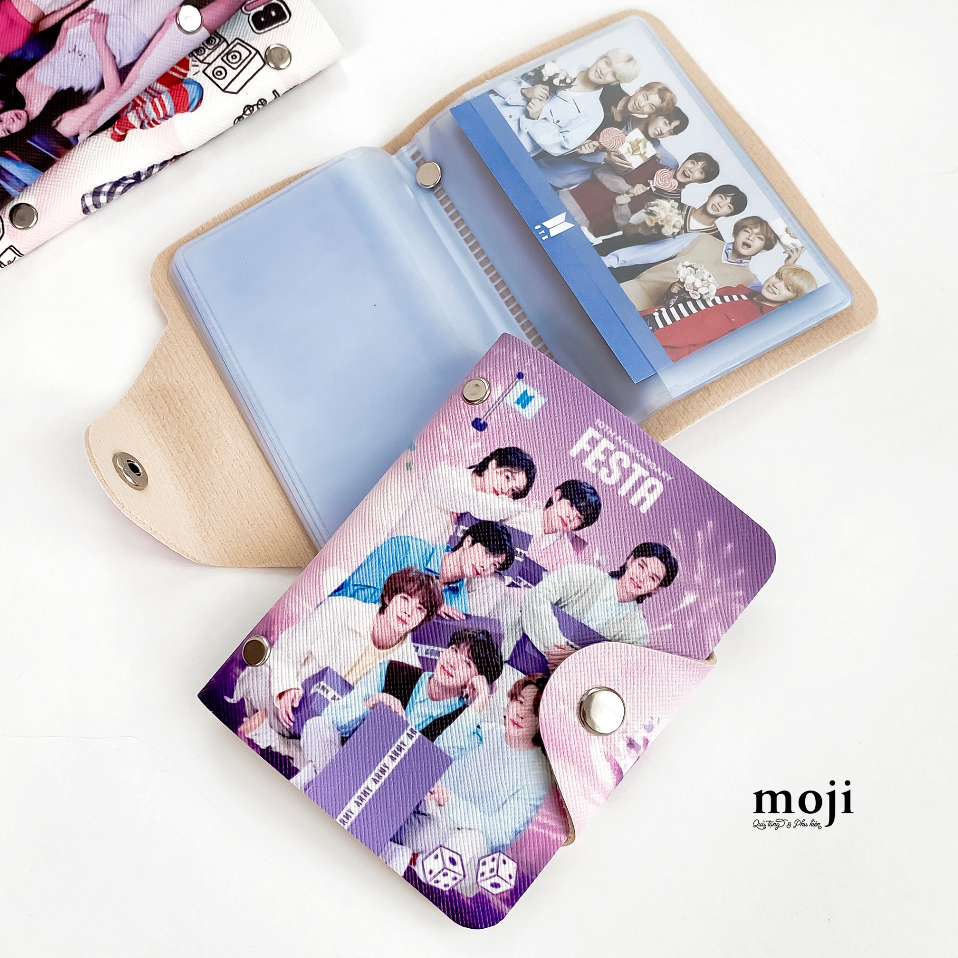 Ví mini đa năng idol BTS 10th Anniversary Festa 7x10