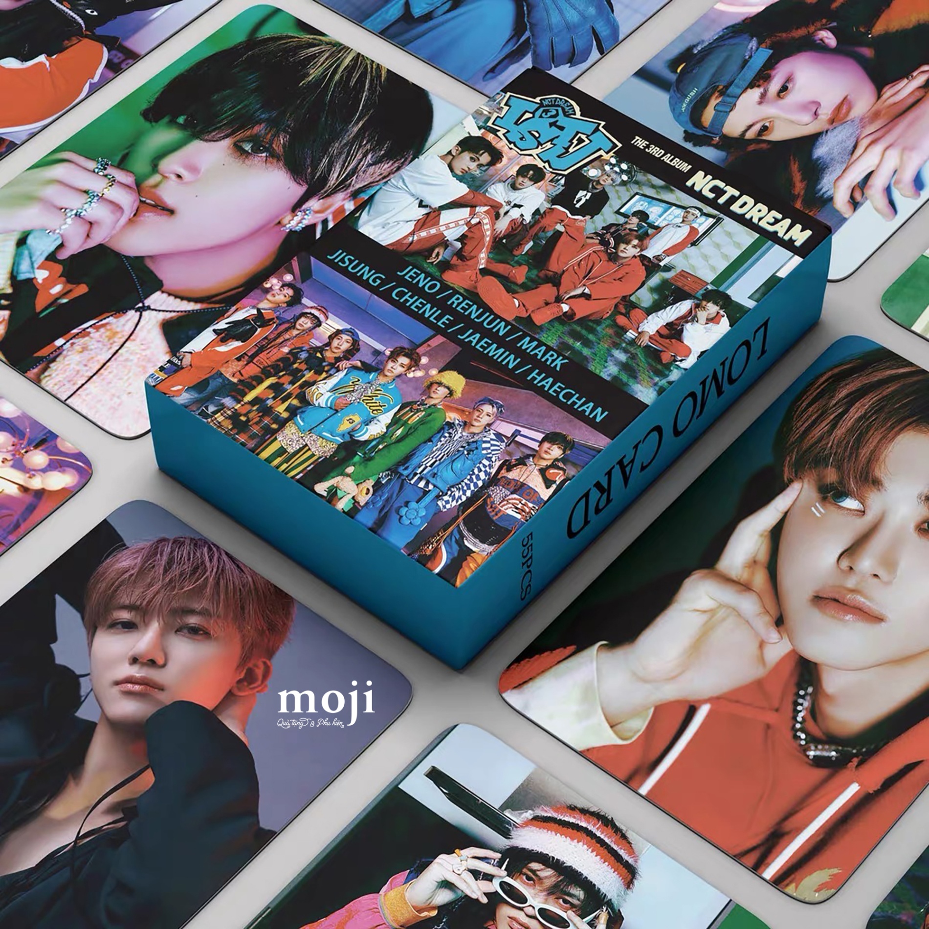 Lomo card idol NCT Dream ISTJ blue ver 220823 set55