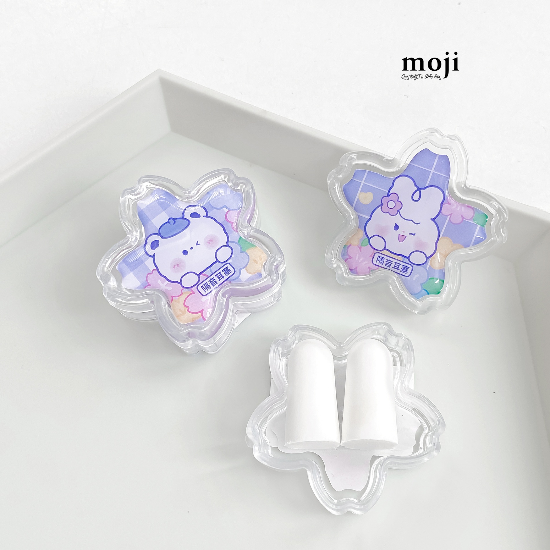 Nút bịt tai Baby bear rabbit flower