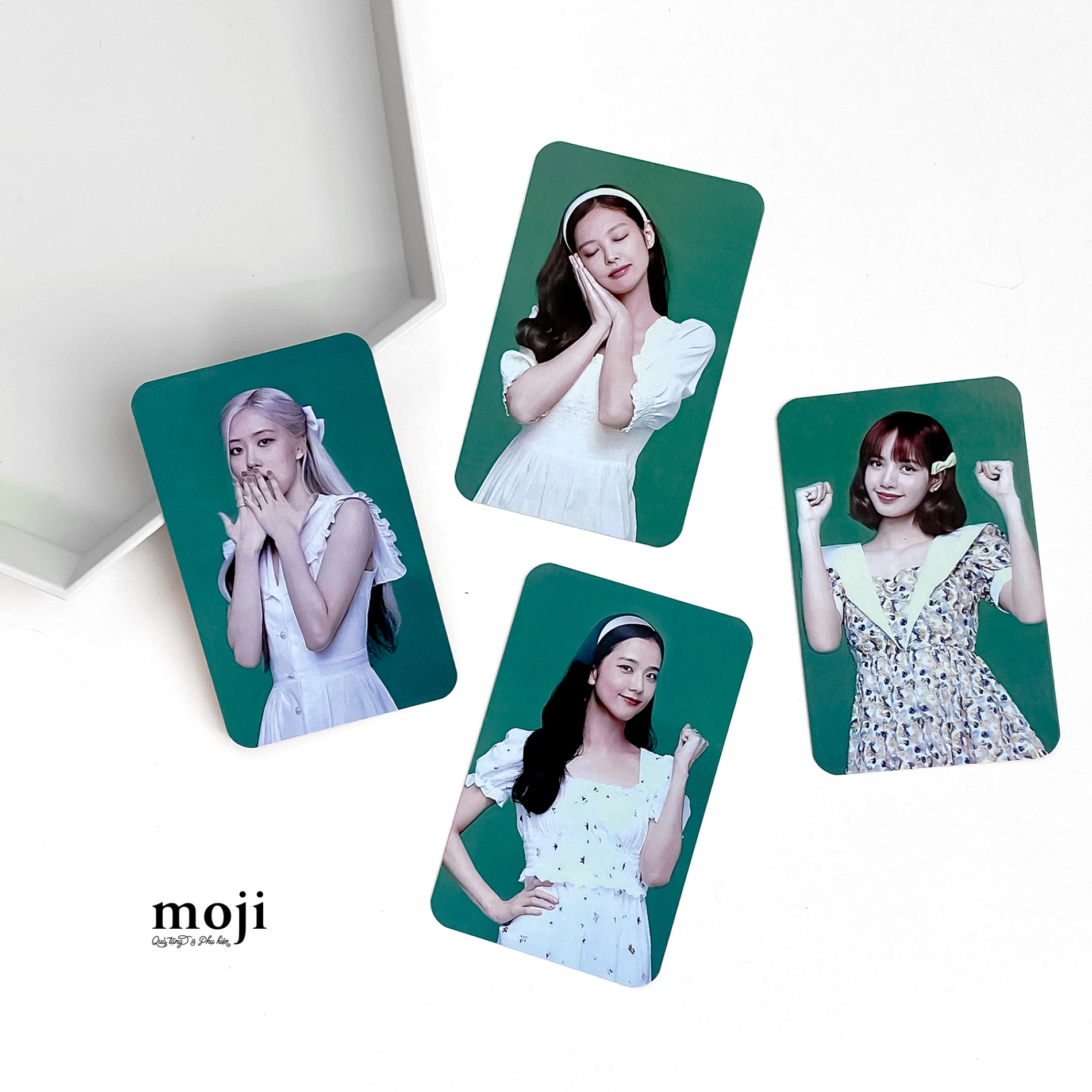 Postcard idol BLACKPINK THE GAME makestar 120923 pink ver set4
