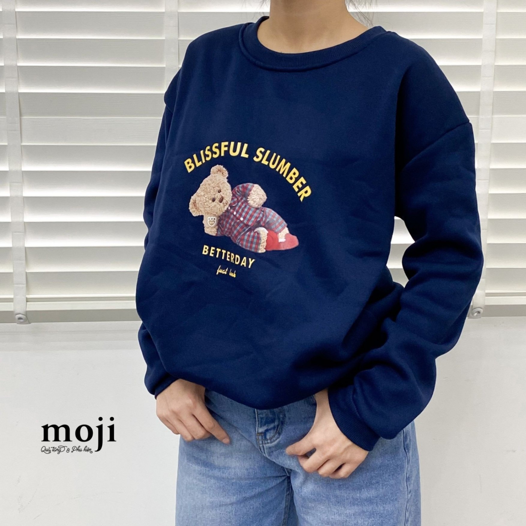 Áo Sweater MJ Teddy bear better day