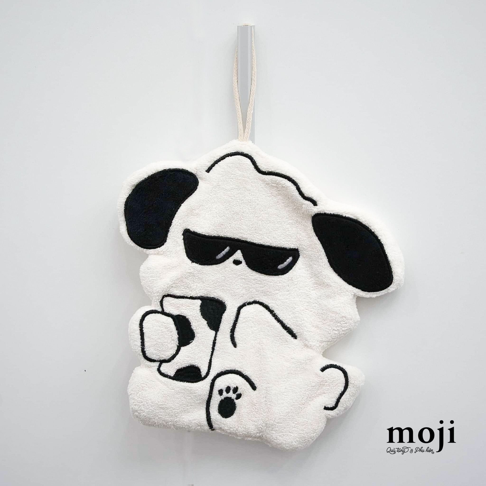 Khăn lau tay Swag dog milk cắt hình 28x28