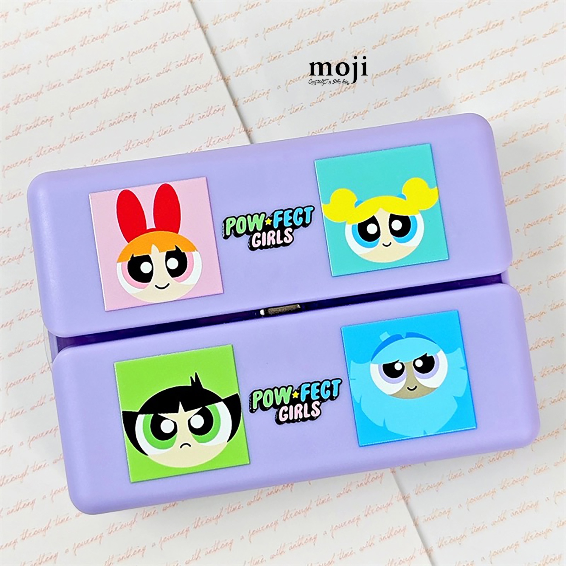 Hộp đựng thuốc 7 ngày The Powerpuff Girls pow-fect 2x7x10