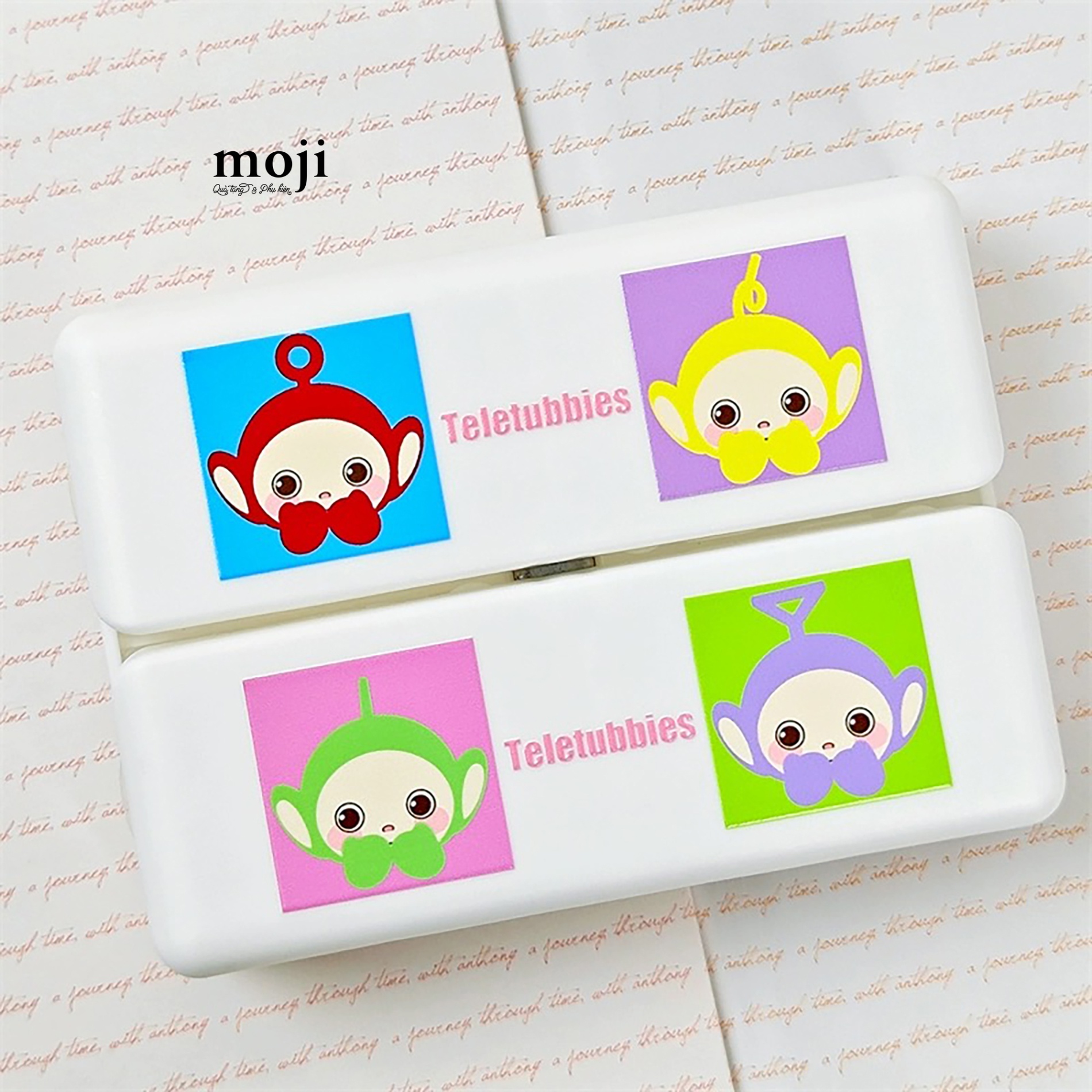 Hộp đựng thuốc 7 ngày Teletubbies in square 2x7x10