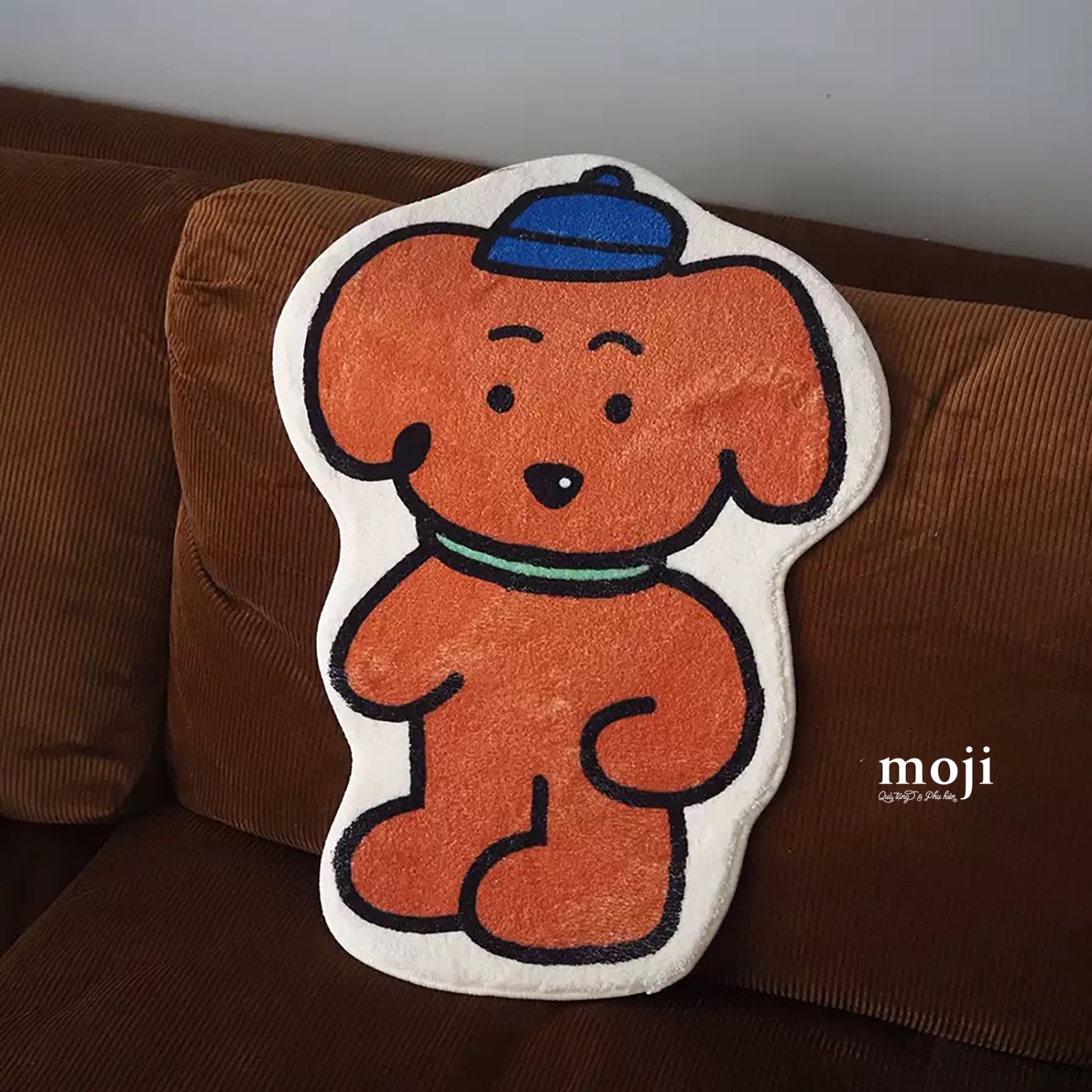 Thảm đa năng Cute dog blue cap 40x60