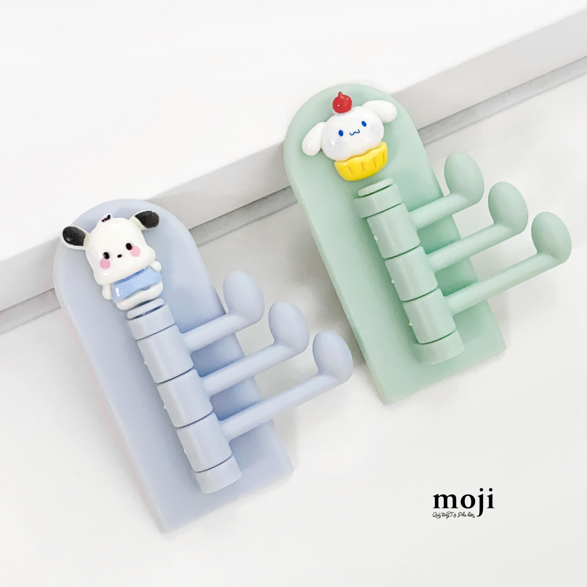 Móc treo đồ Sanrio family Cinnamoroll Pochacco má hồng