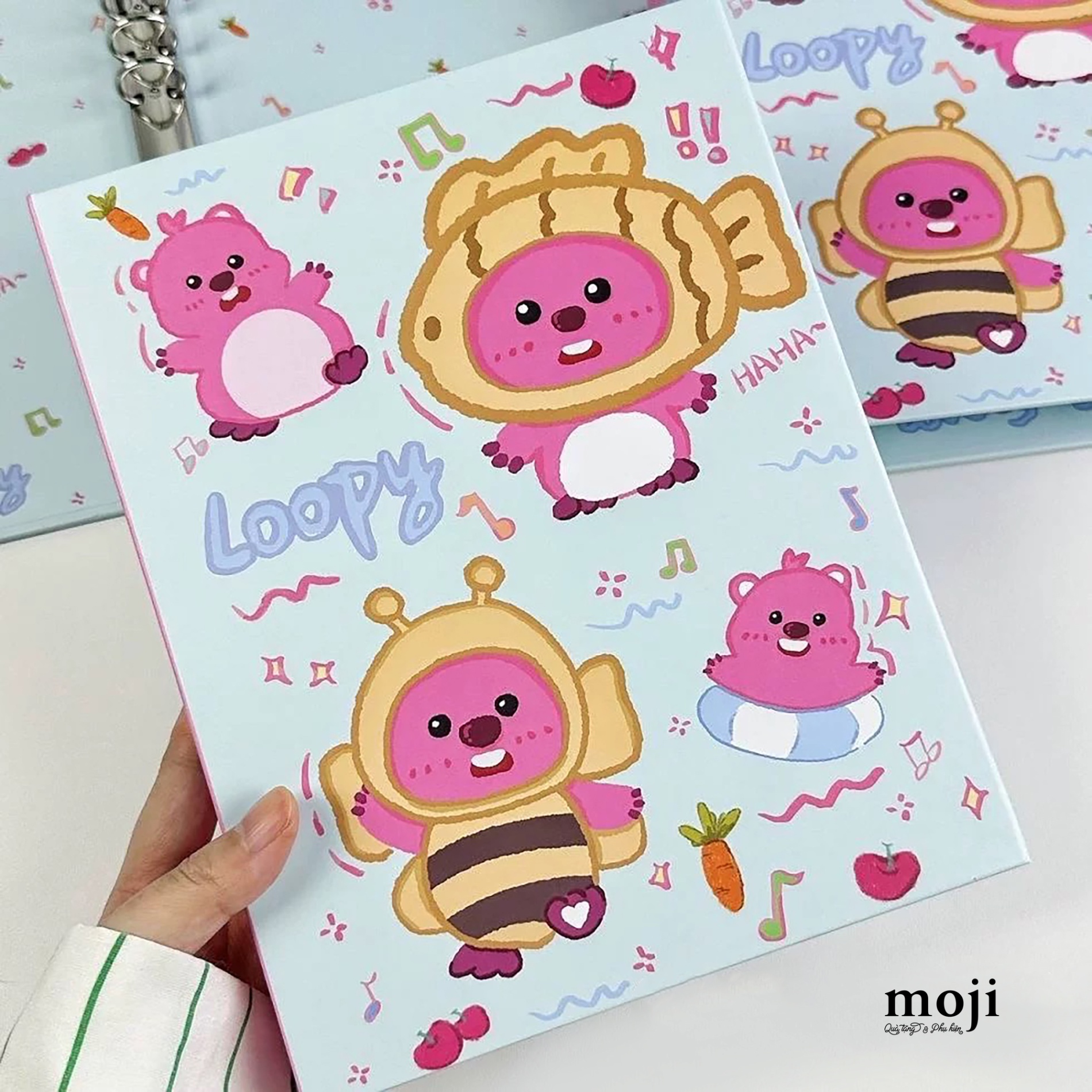 Album ảnh đựng card Hải ly Loopy cute time 18x23
