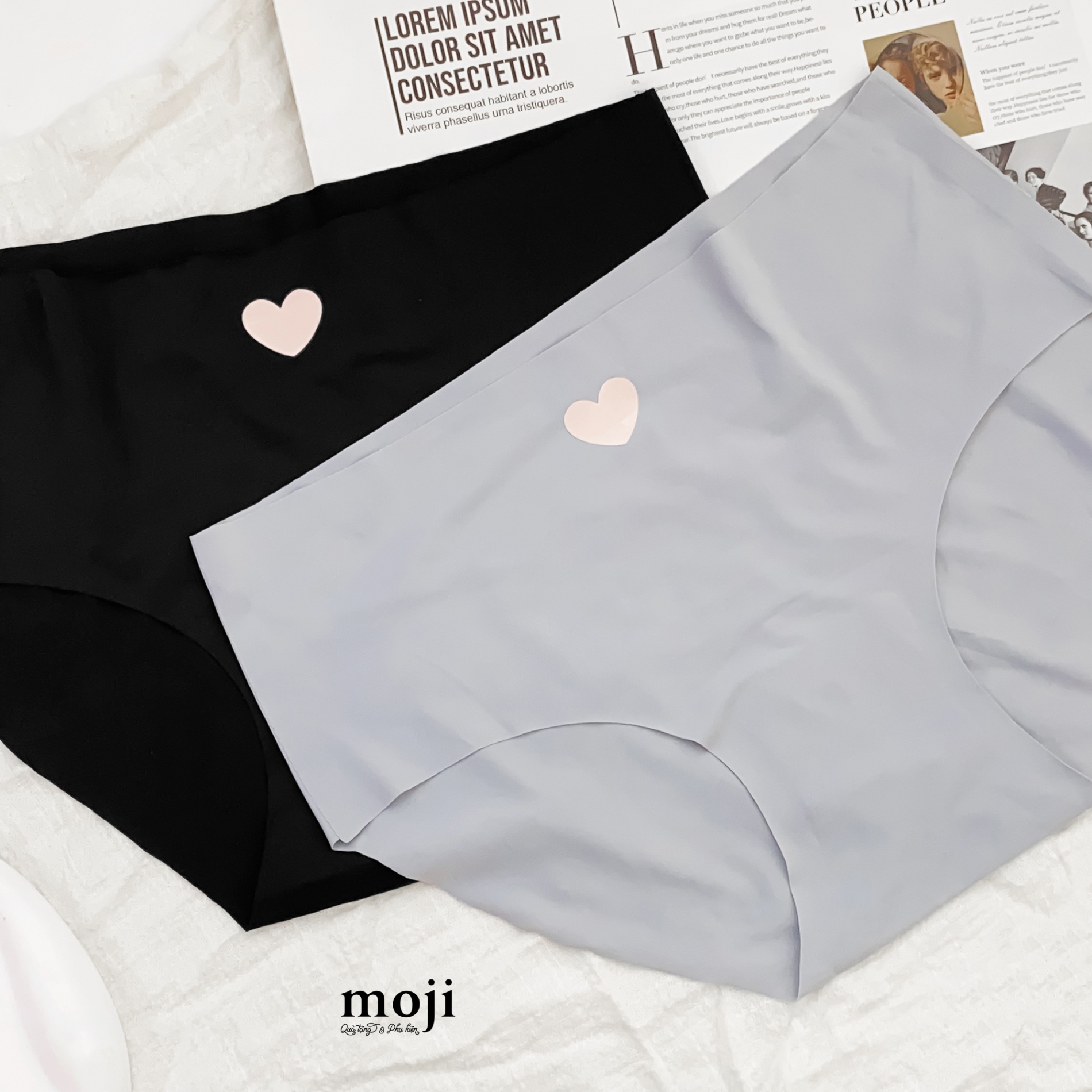 Quần chip MJ không viền Little pink heart