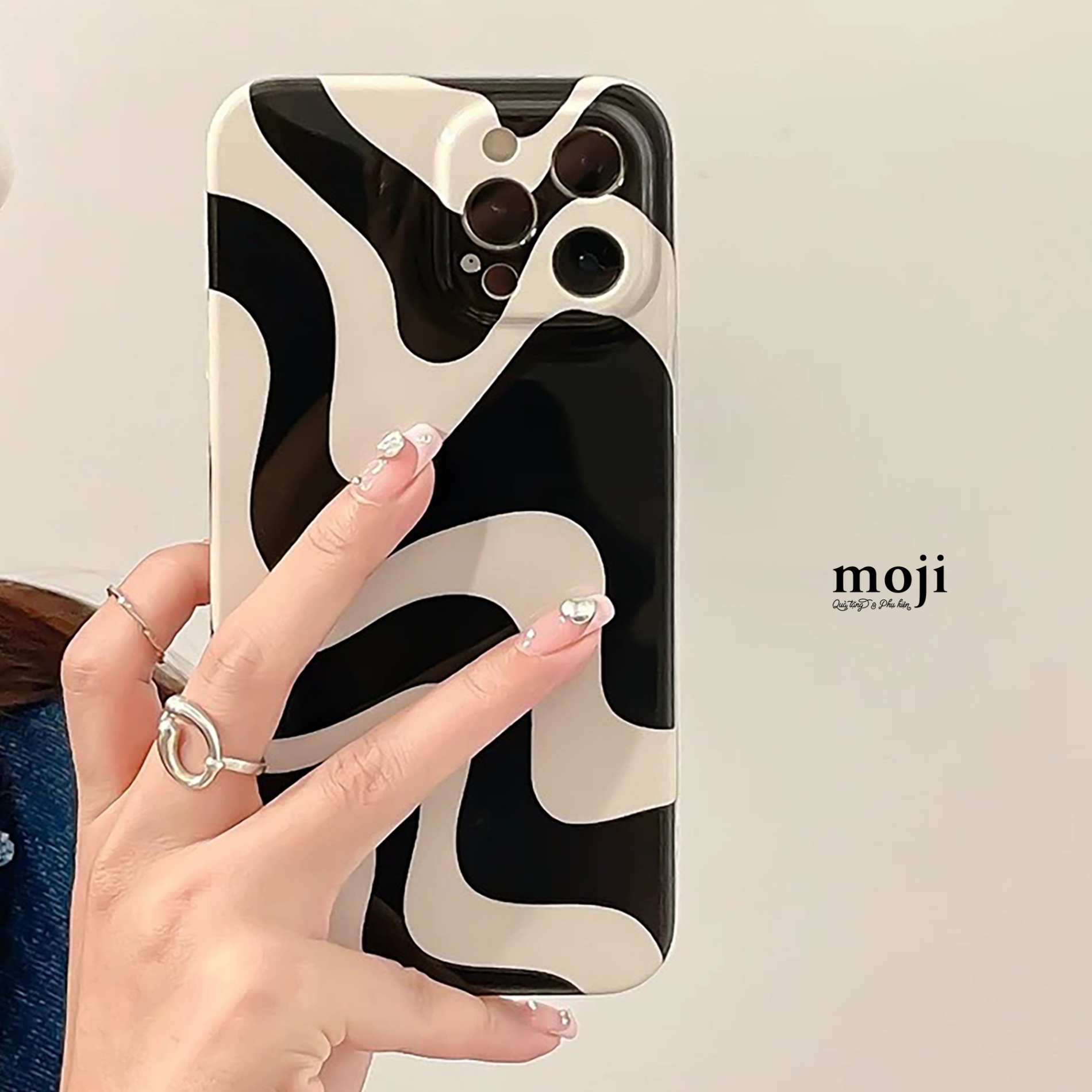 Ốp điện thoại Zebra wave stripes