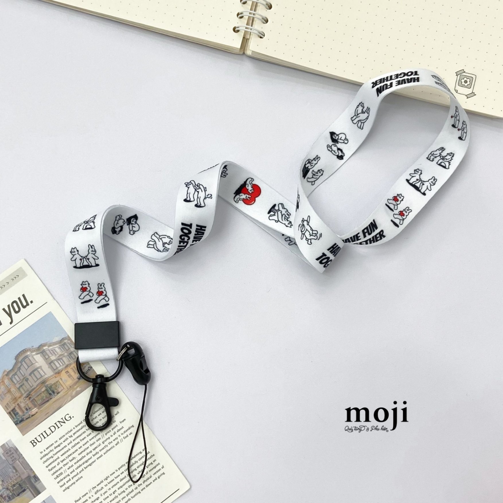 Strap đa năng MZ Couple cat rabbit relax time