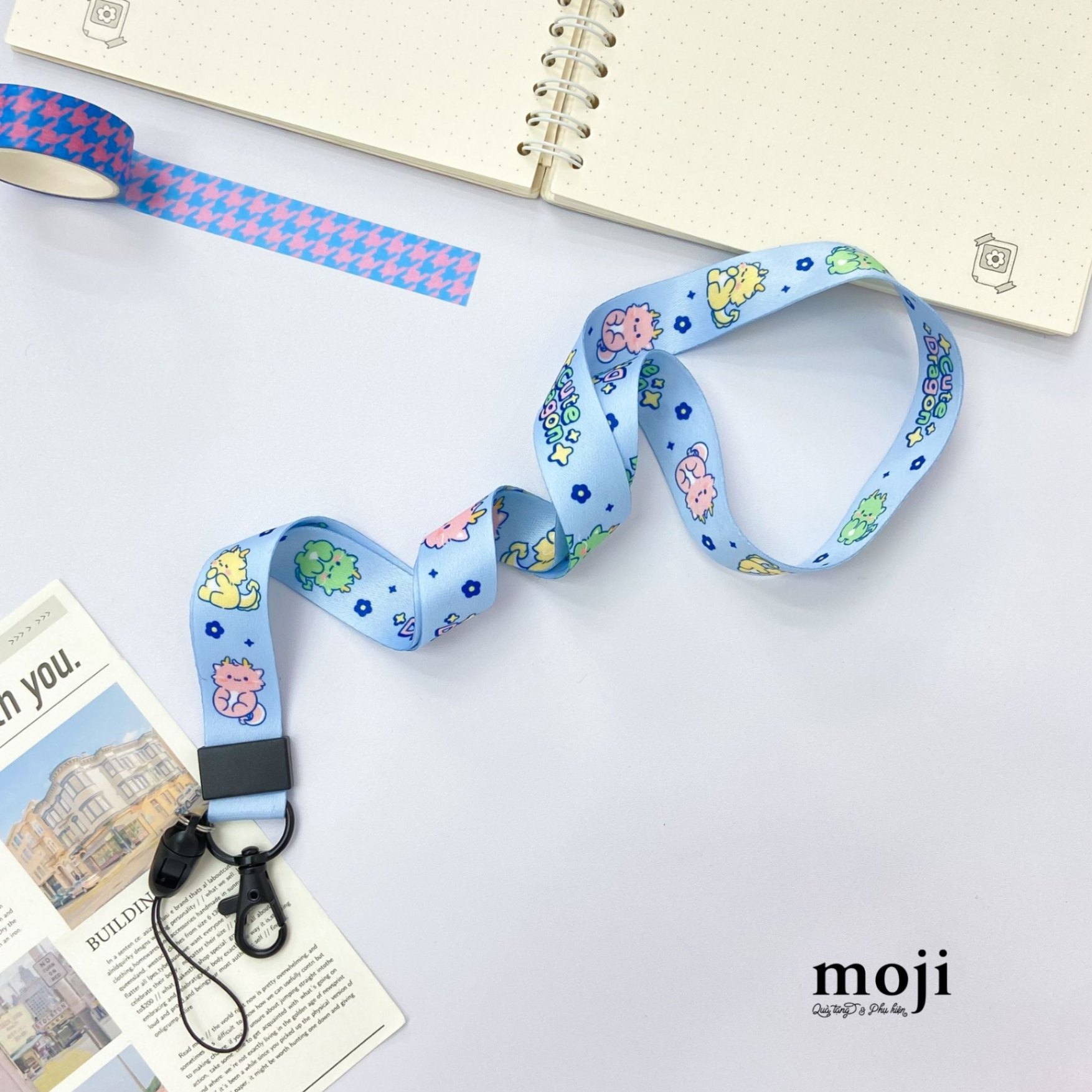 Strap đa năng MZ Rồng cute dragon má hồng