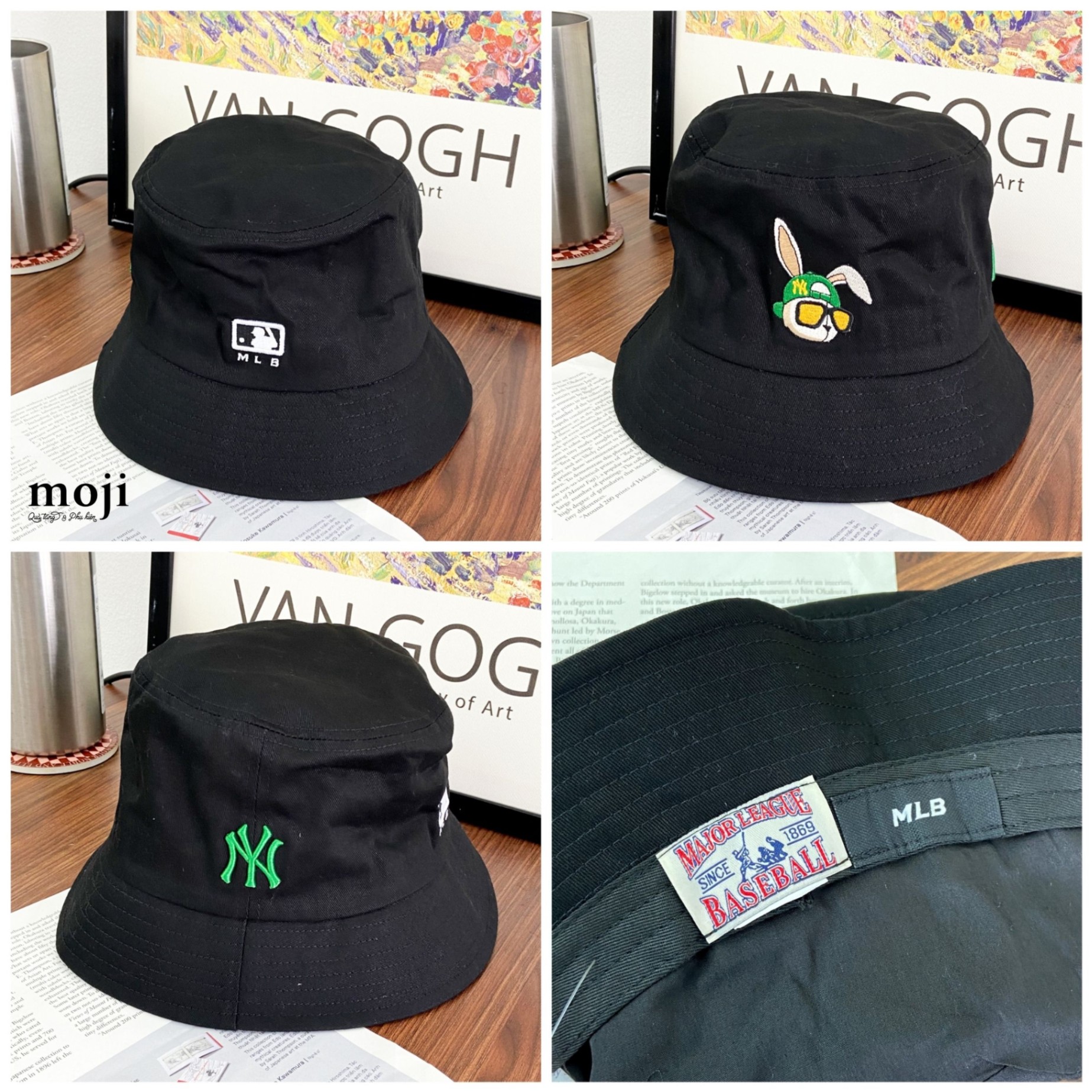 Mũ nón bucket NY swag rabbit