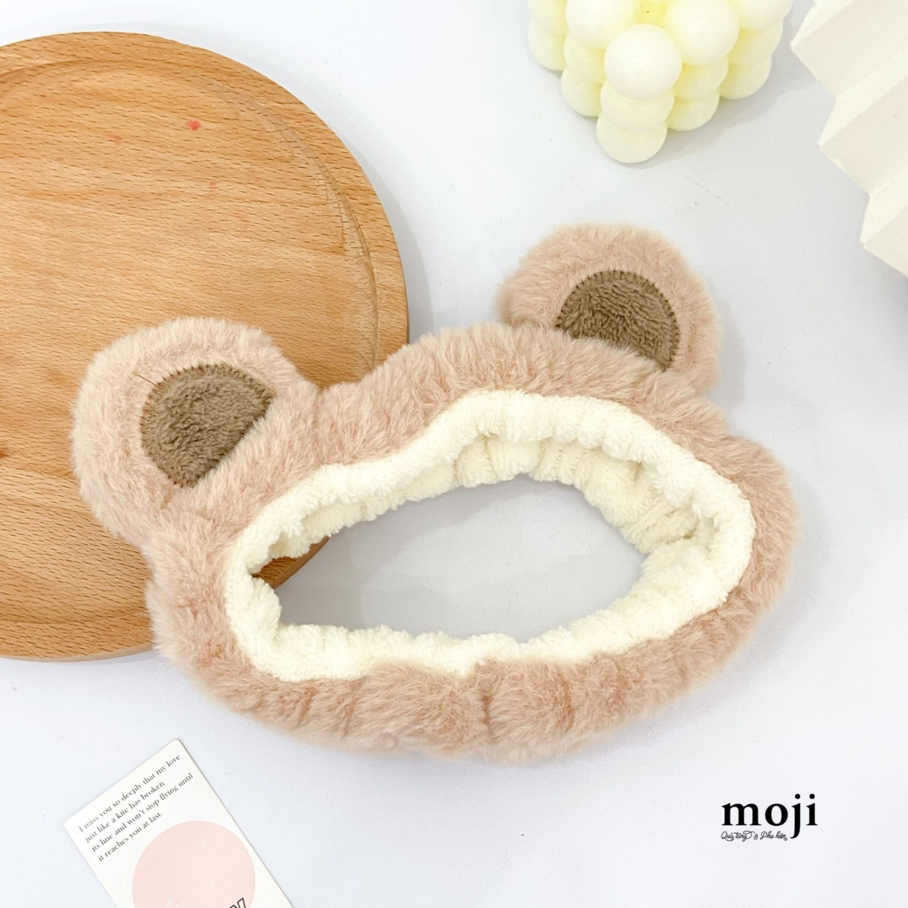 Băng đô make up Tai gấu phối màu