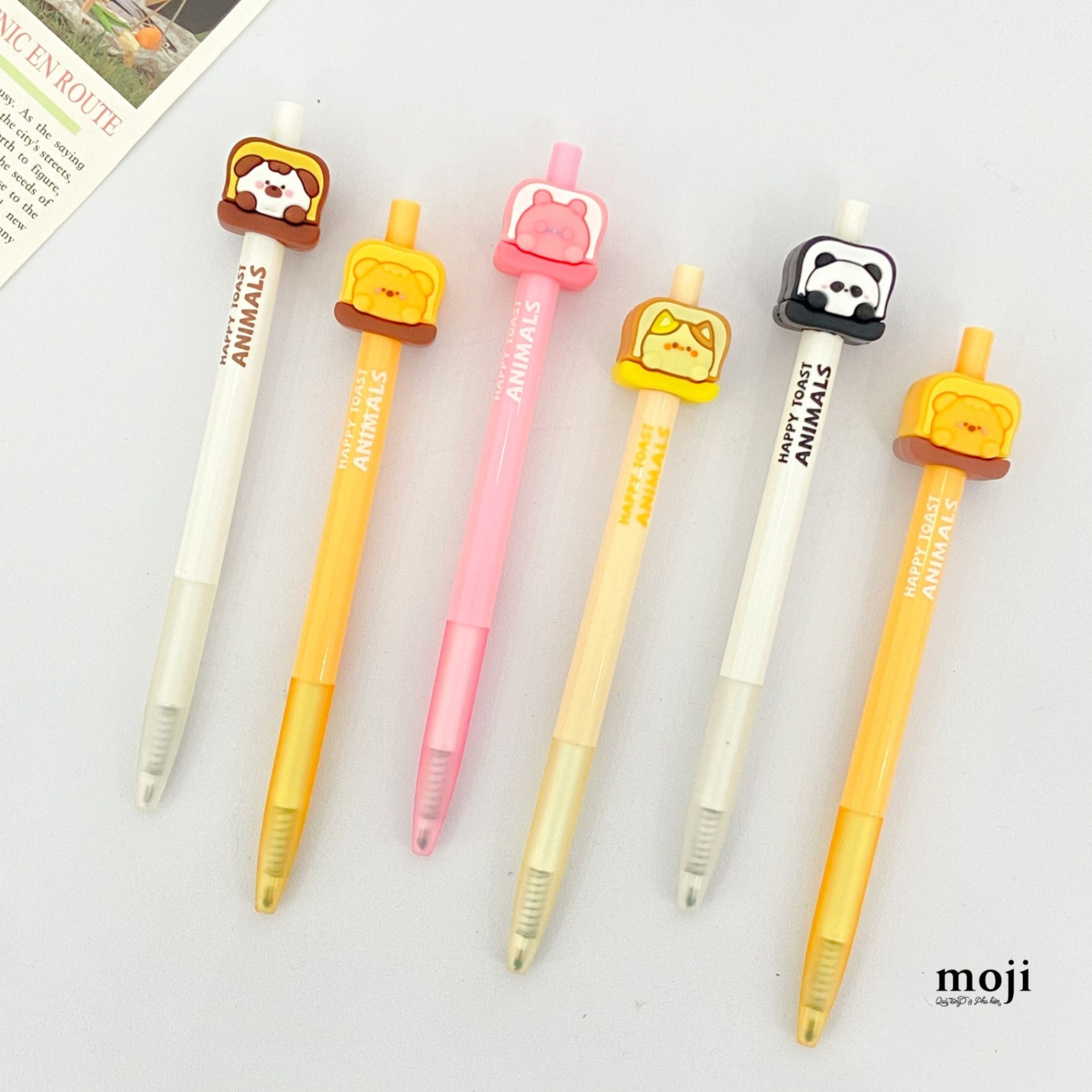 Bút viết Happy toast animals