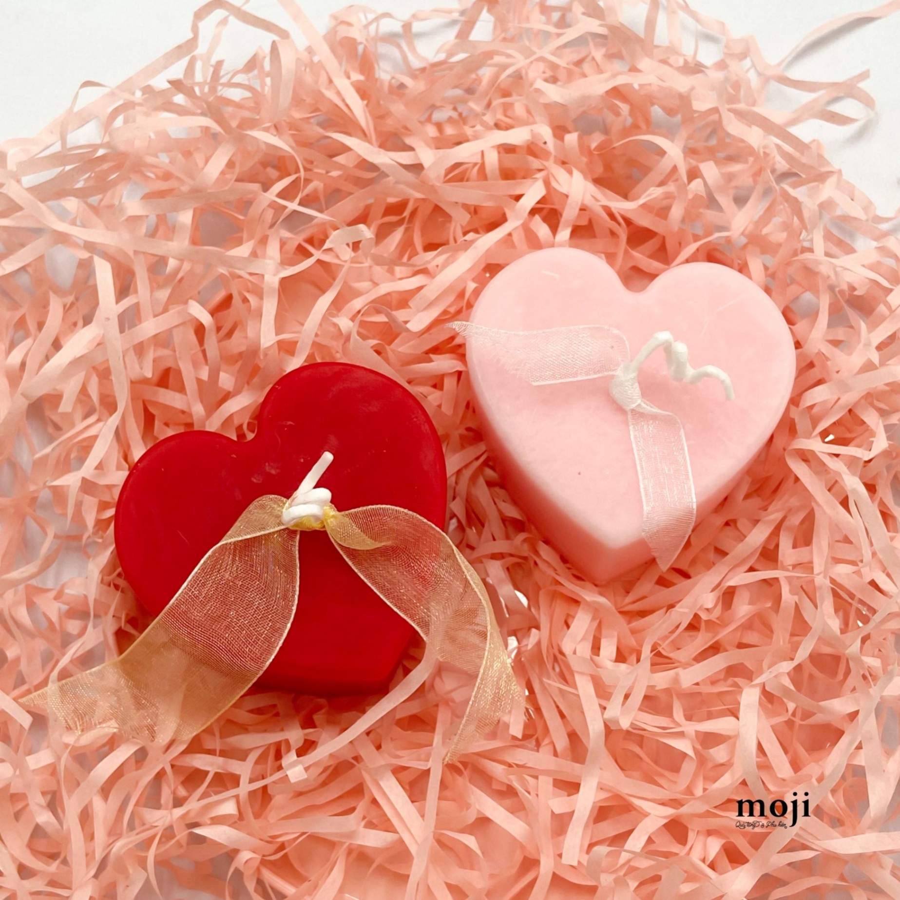 Nến thơm Basic heart one color  3x6
