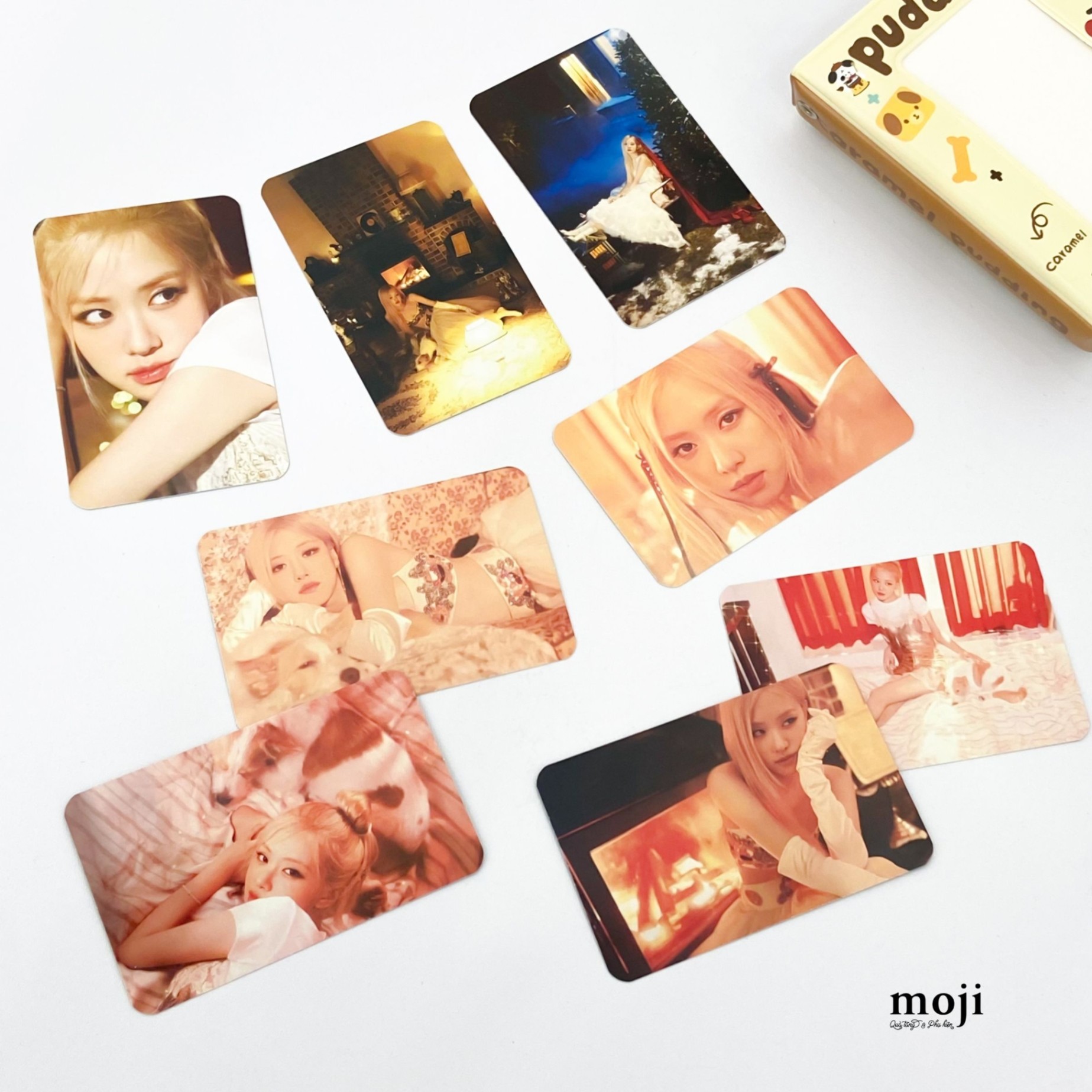 Postcard idol BLACKPINK Rosé 2024 Season's greetings from Hank and Rosé to you concept set8