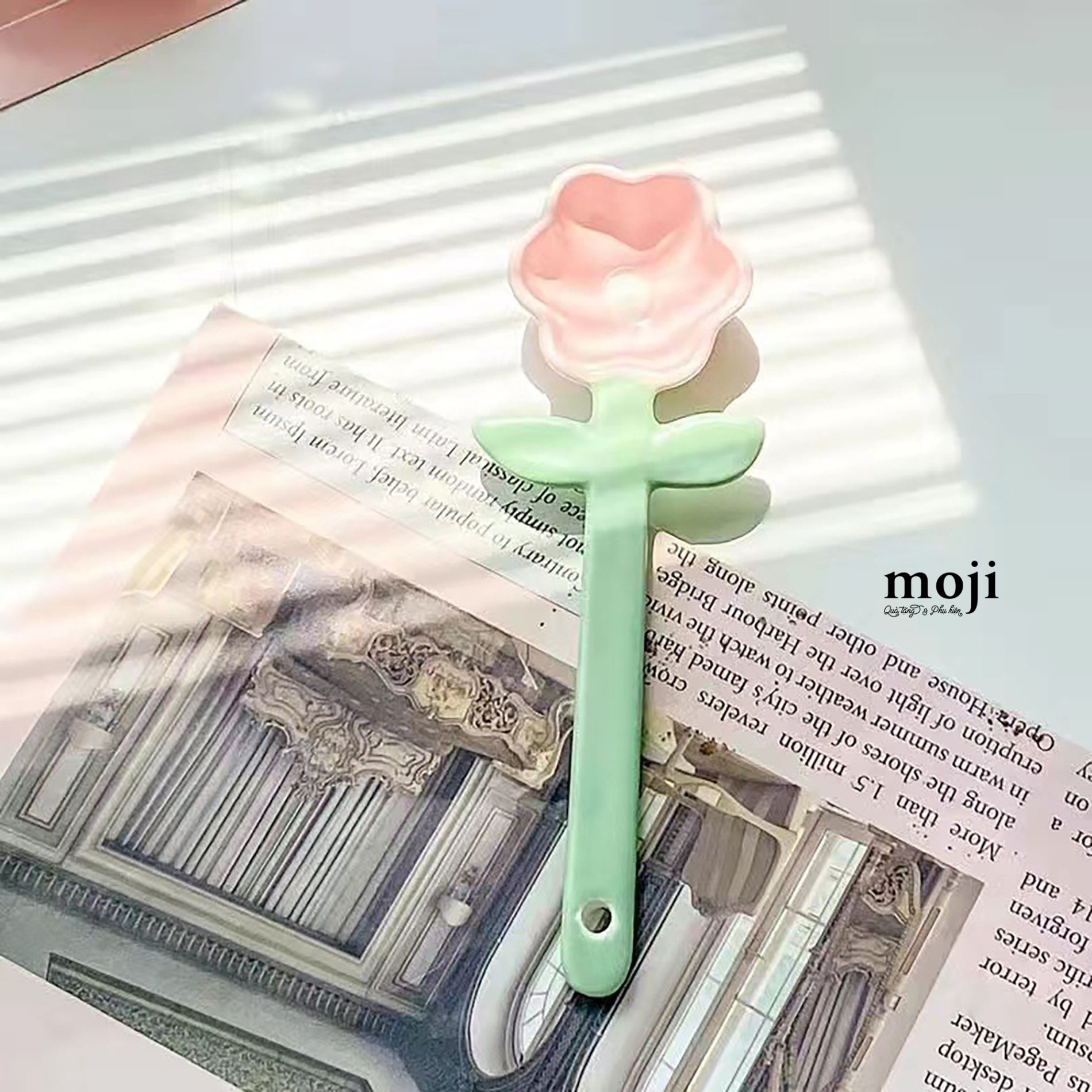 Thìa muỗng sứ Basic flower cắt hình