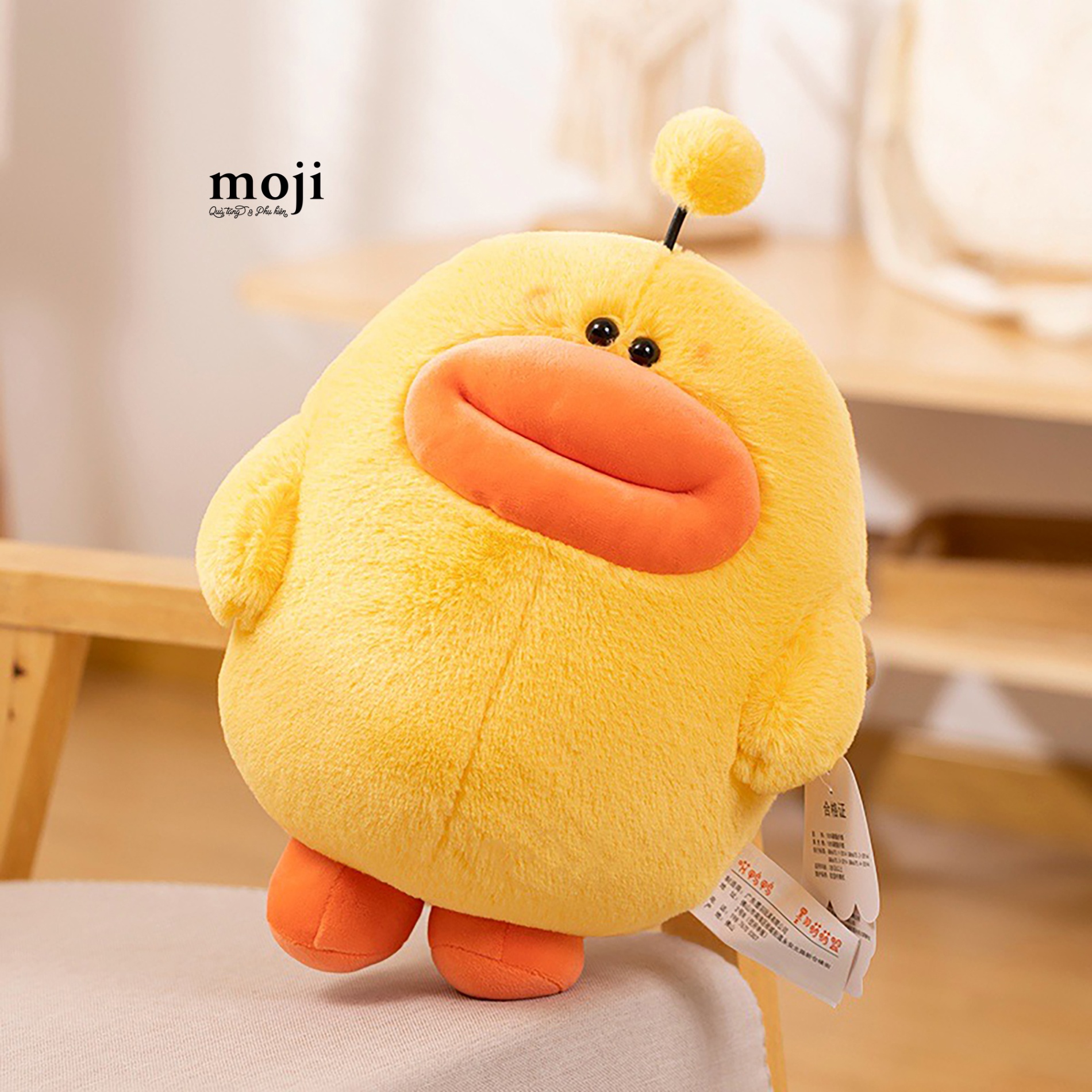 Gấu bông MS Funny vibes duck môi dày cục bông 20cm