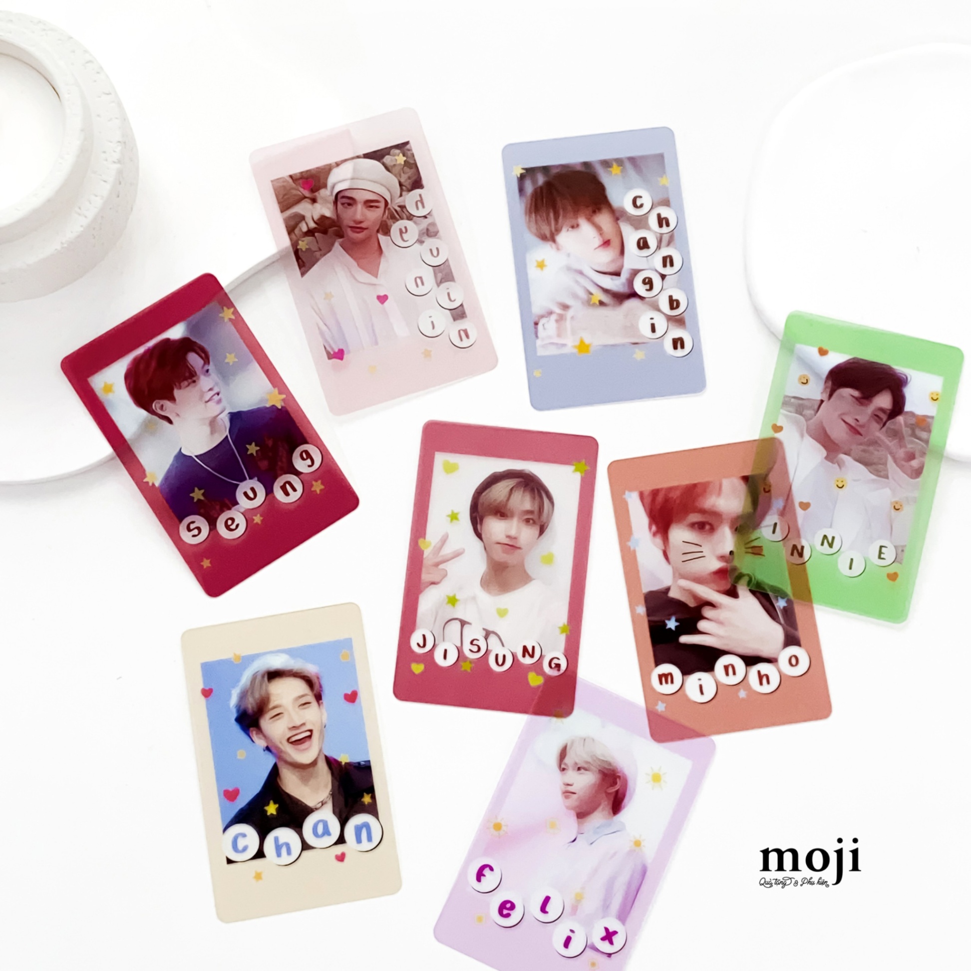Card trong suốt idol Stray Kids cute things 260124 set8