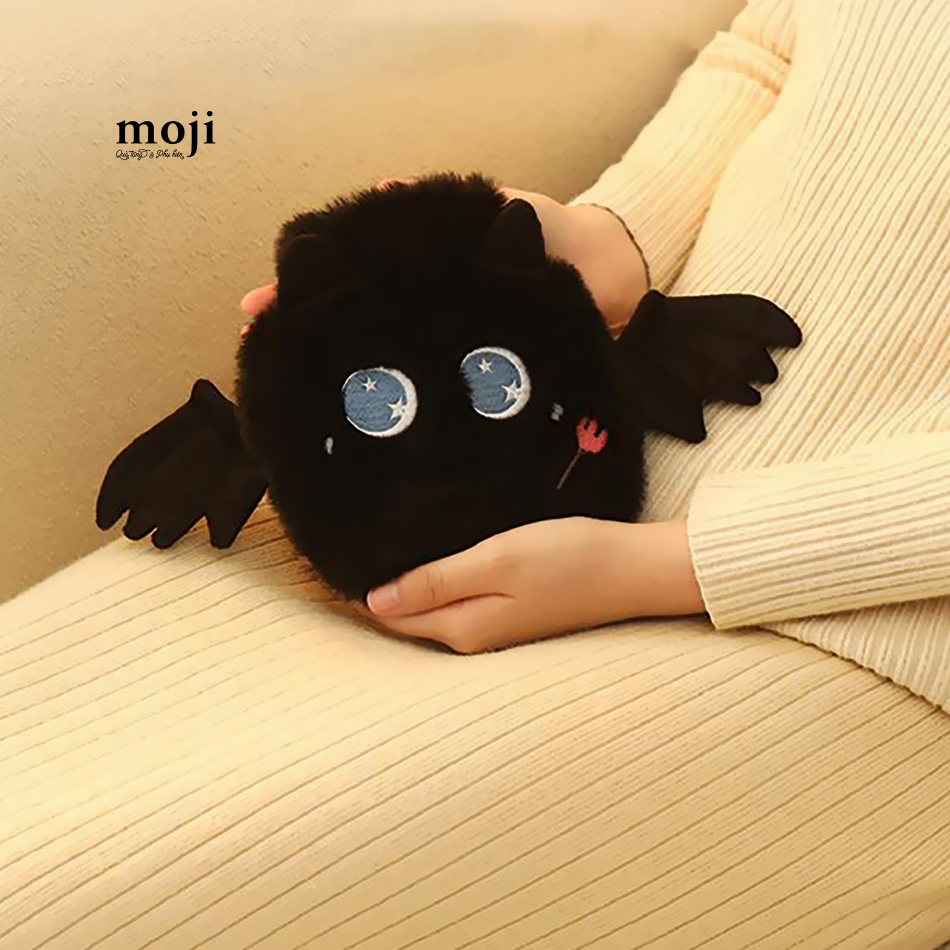 Túi chườm giữ nhiệt bọc vải Devil big eyes 16x20