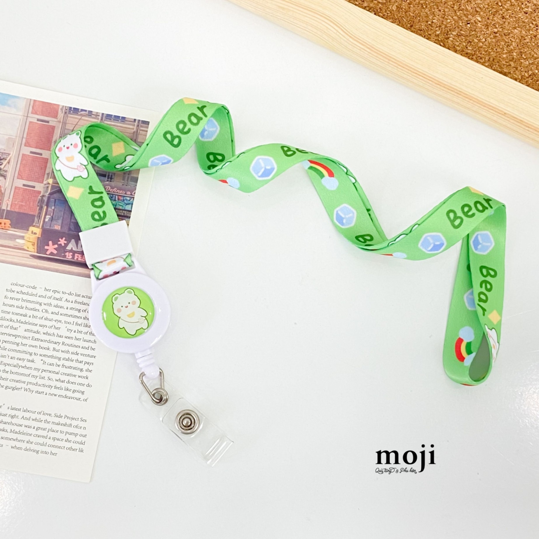 Strap đa năng Baby bear ice fruit rainbow dây kéo co giãn