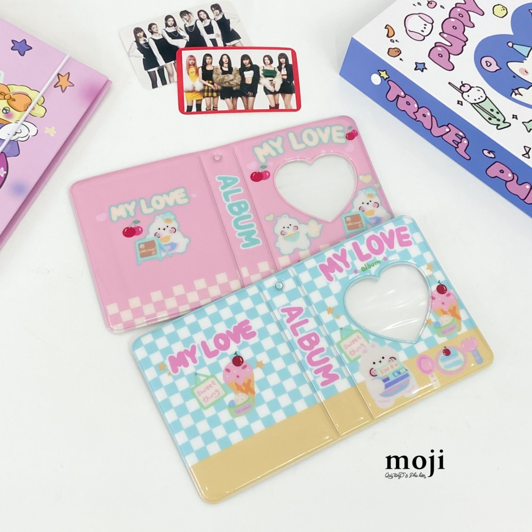 Album ảnh đựng card Heart my love welcome sweet thing caro 9x11