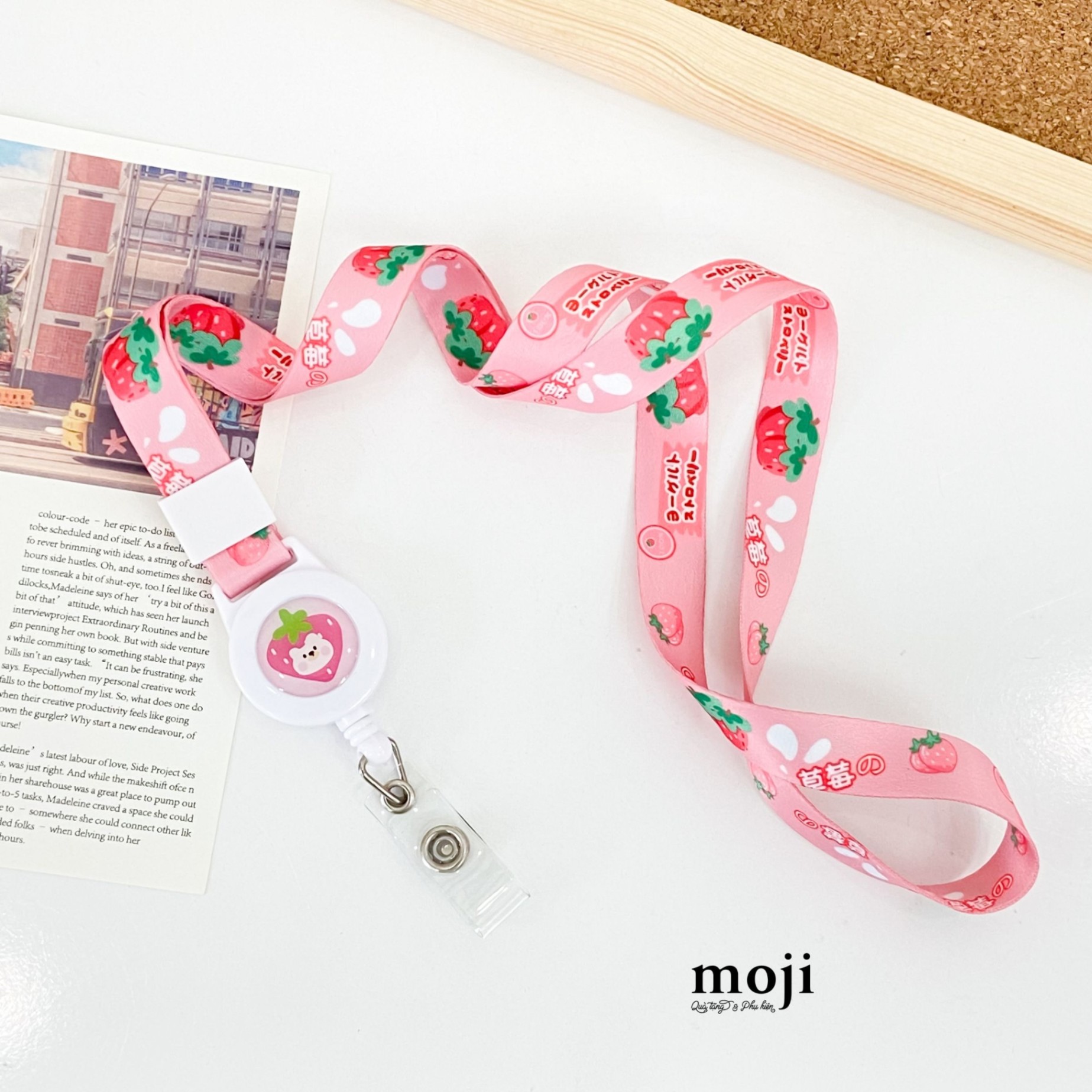 Strap đa năng Fruit strawberry NB dây kéo co giãn