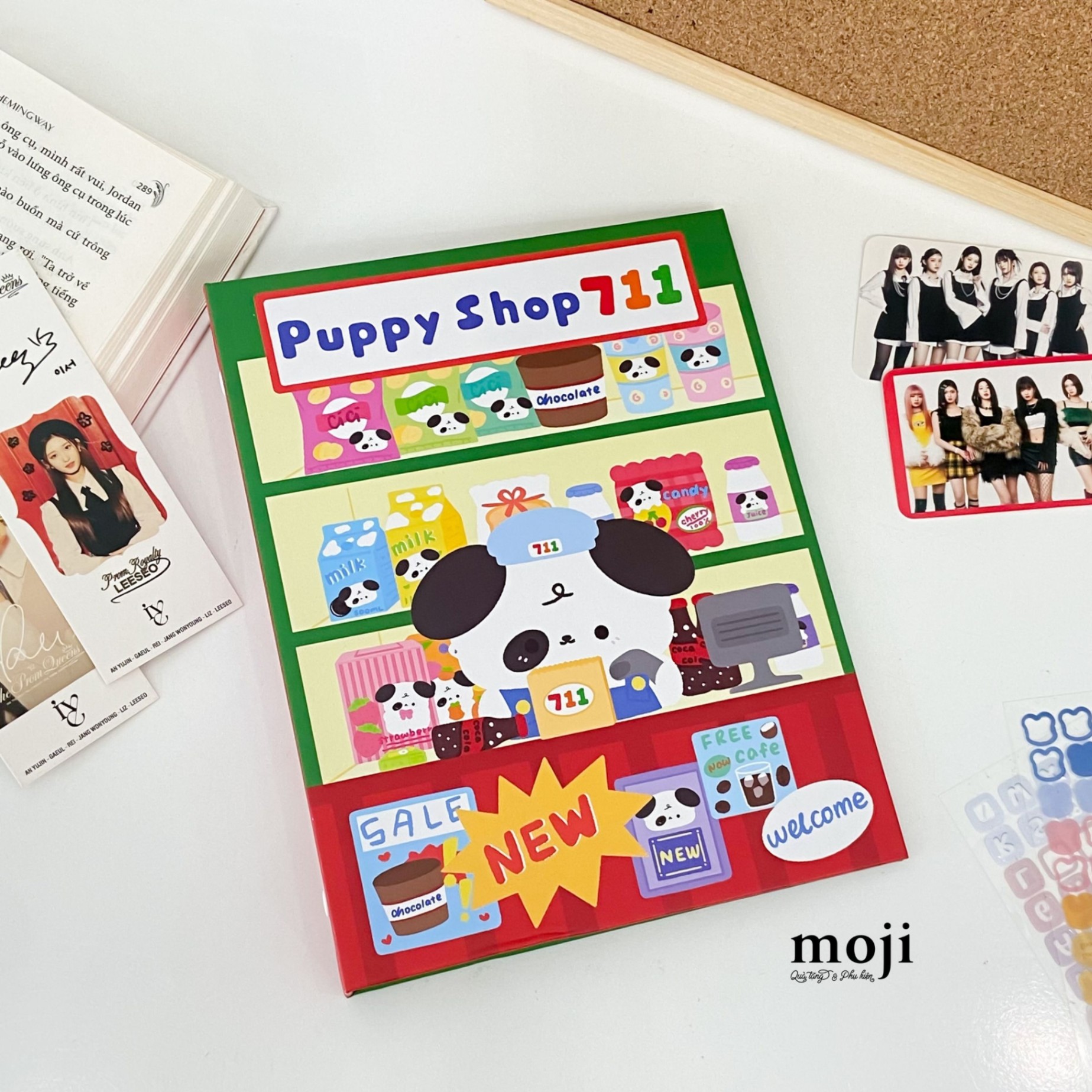 Album ảnh đựng card Welcome puppy shop 18x23