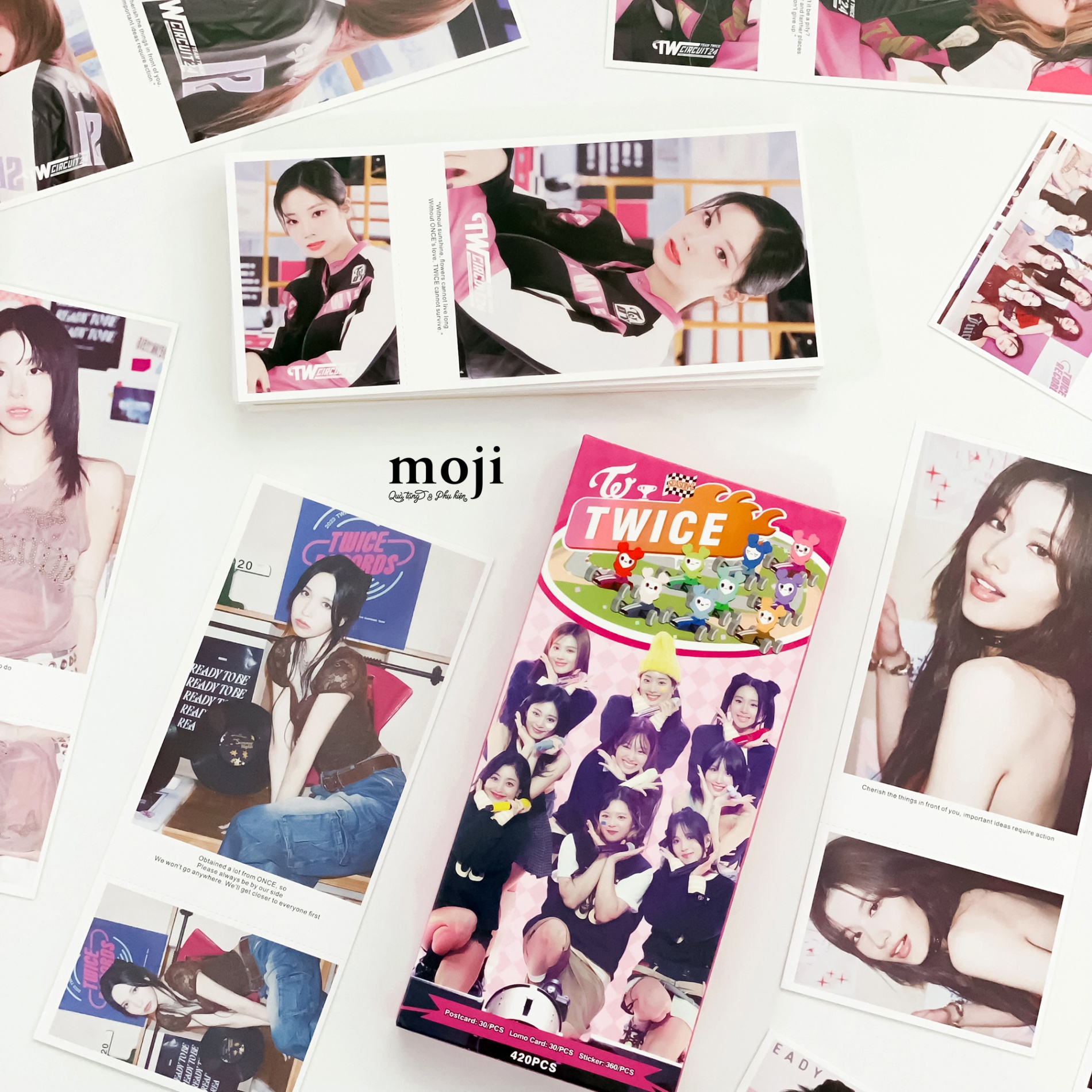 Postcard hộp idol TWICE Records 64-176 260124 set420