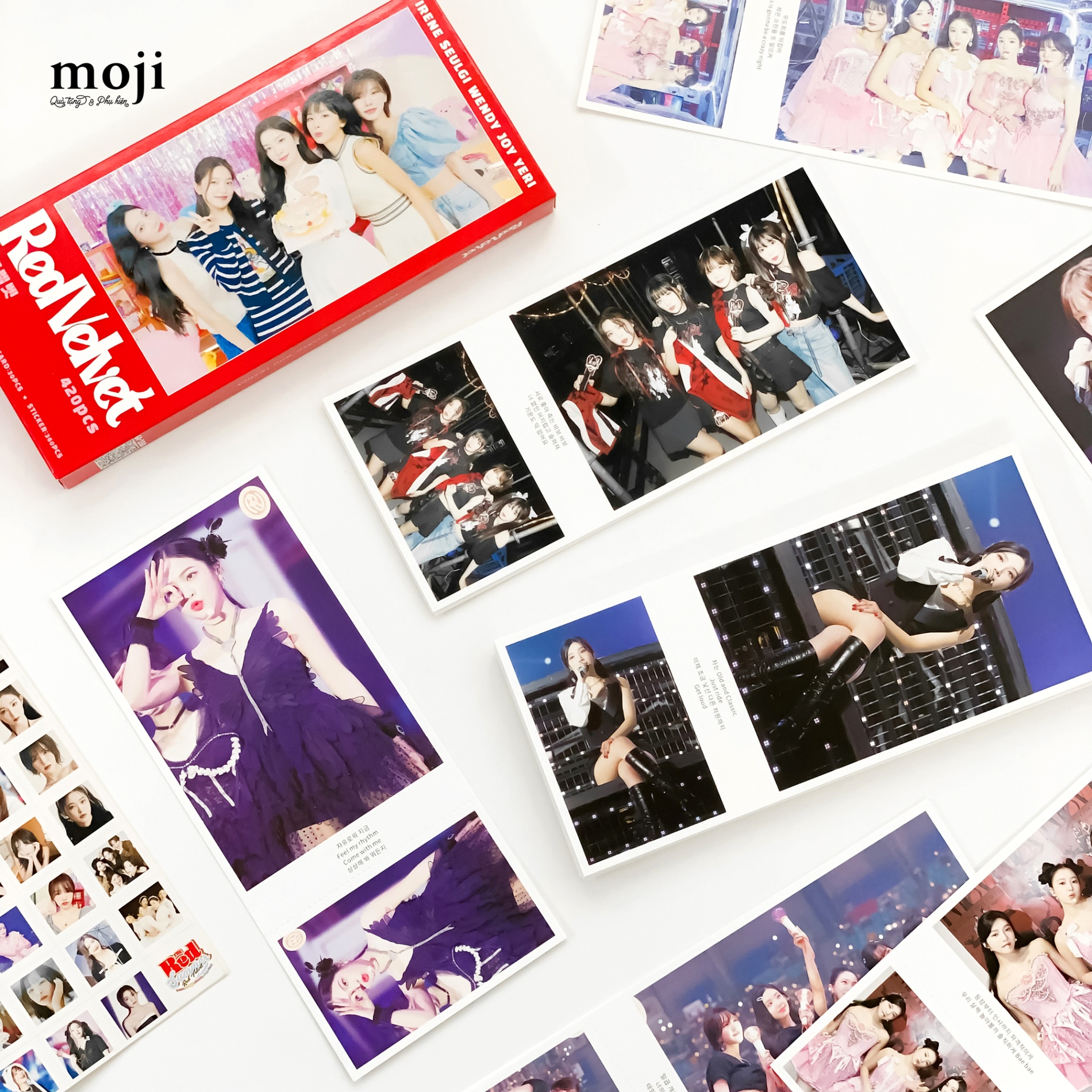 Postcard hộp idol Red Velvet Bloom 64-150 260124 set420