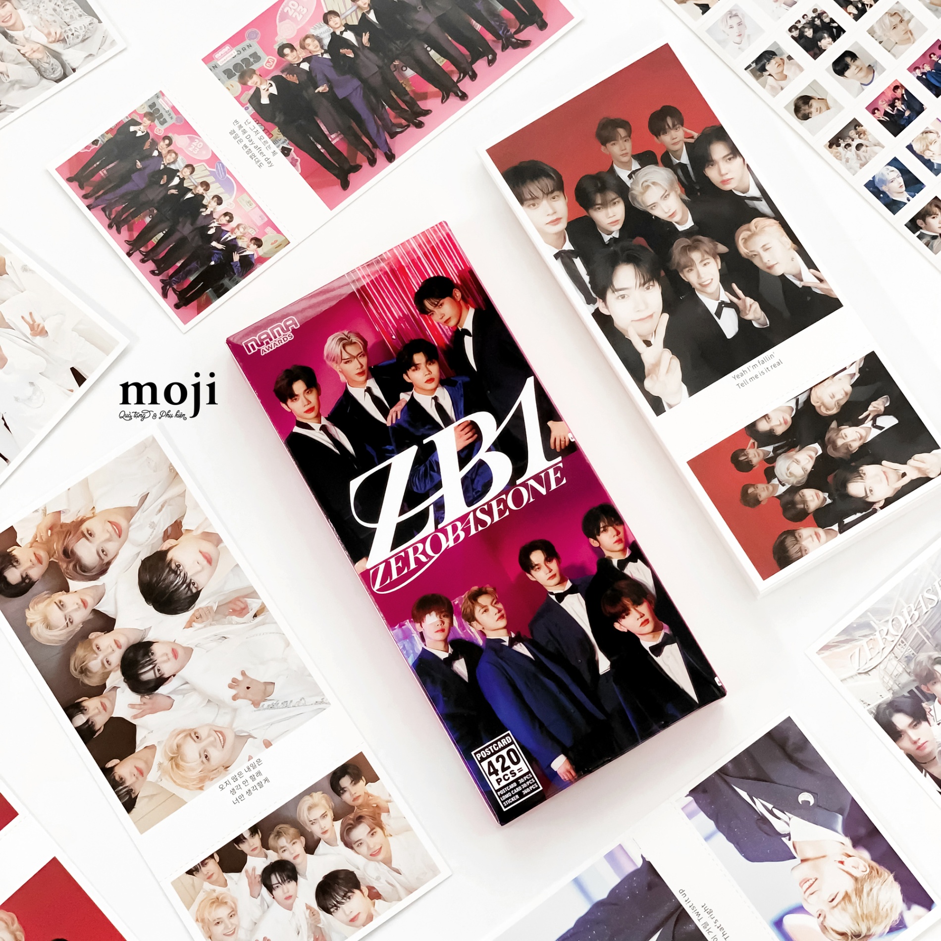 Postcard hộp idol ZEROBASEONE Red carpet 64-181 260124 set420