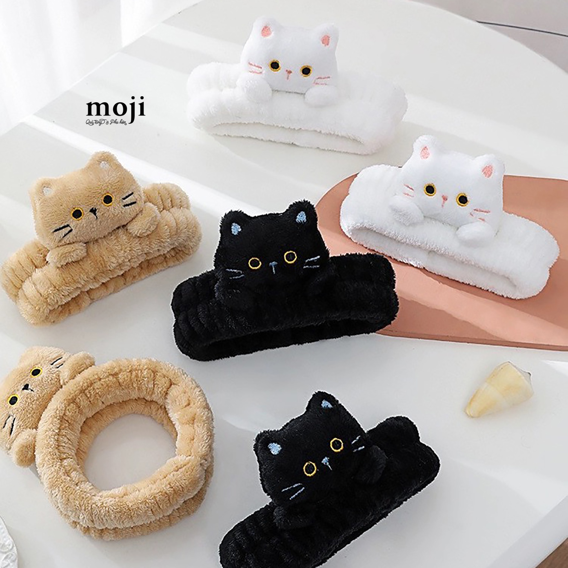 Băng đô make up Cute cat big face