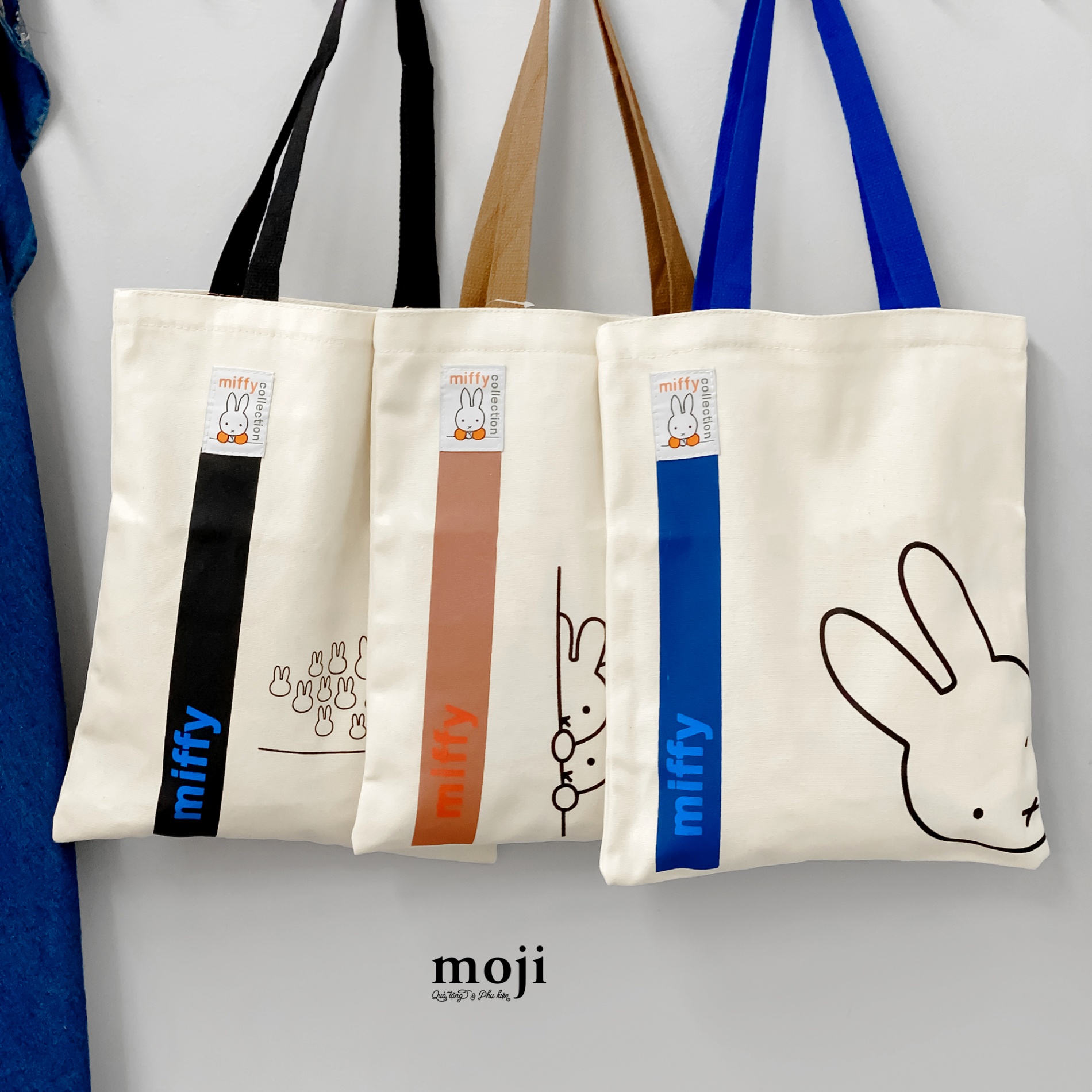 Túi đeo vải Rabbit miffy 30x37