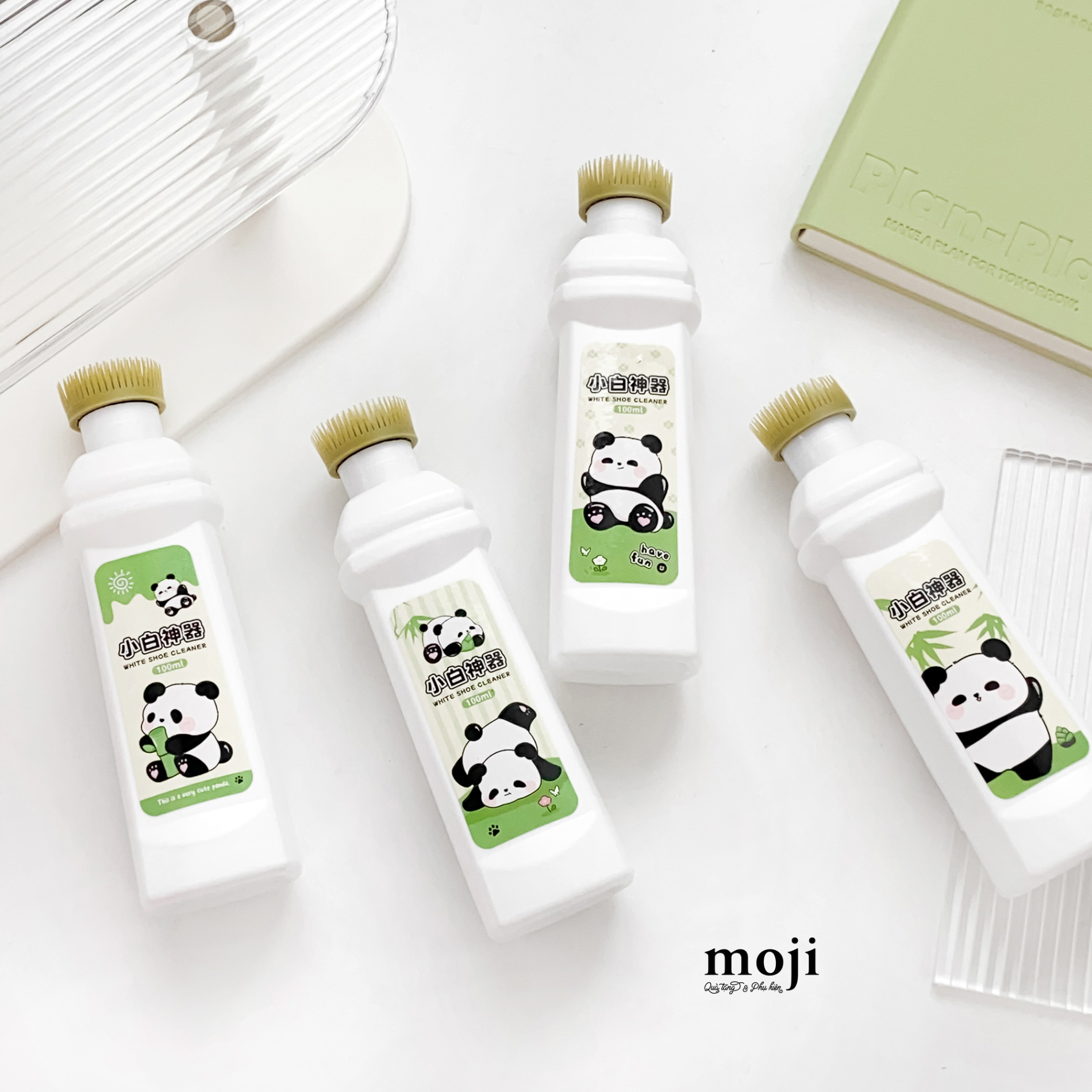 Chai làm sạch giày trắng Gấu trúc Pandabiz happy time 100ml