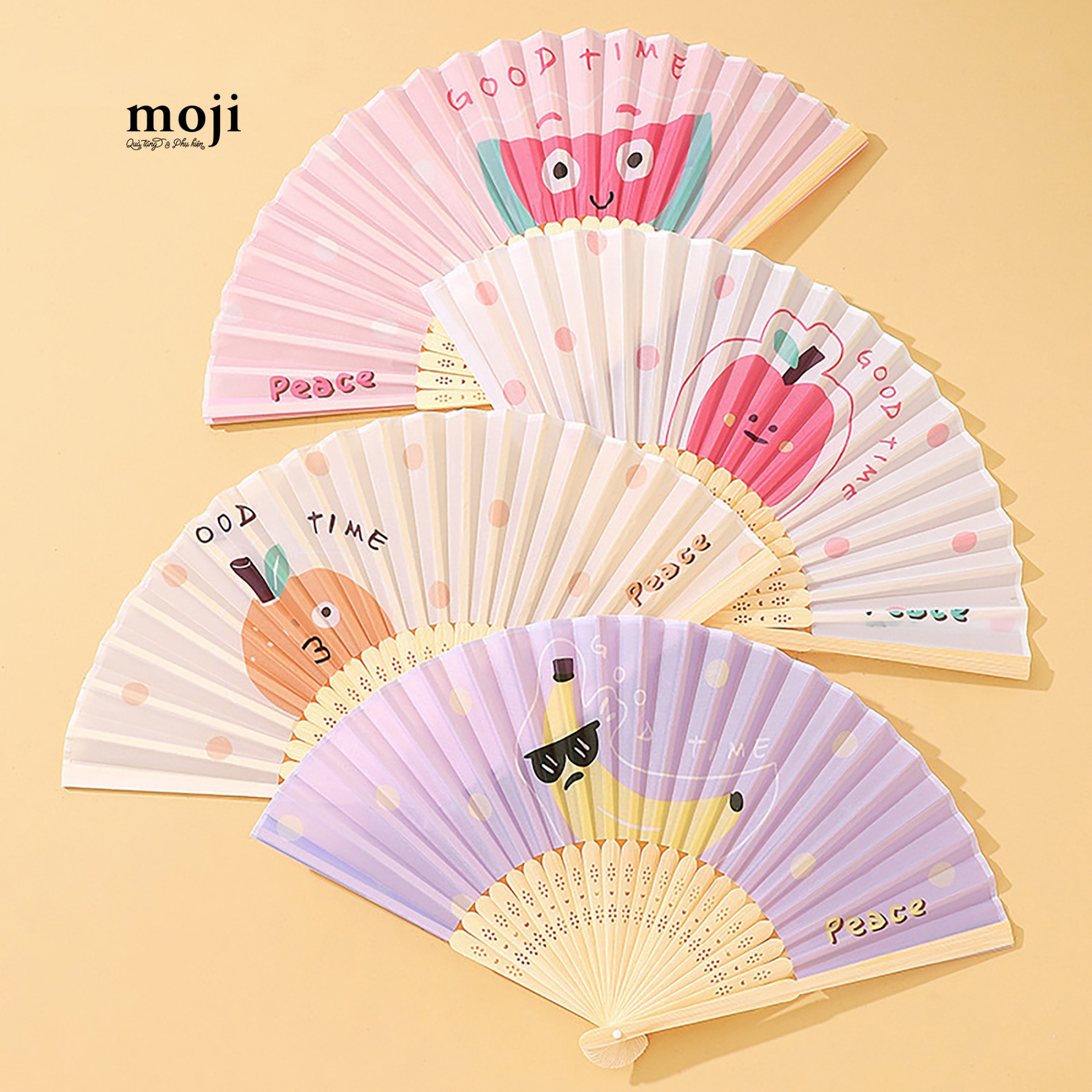 Quạt xòe MJ Fruit peace